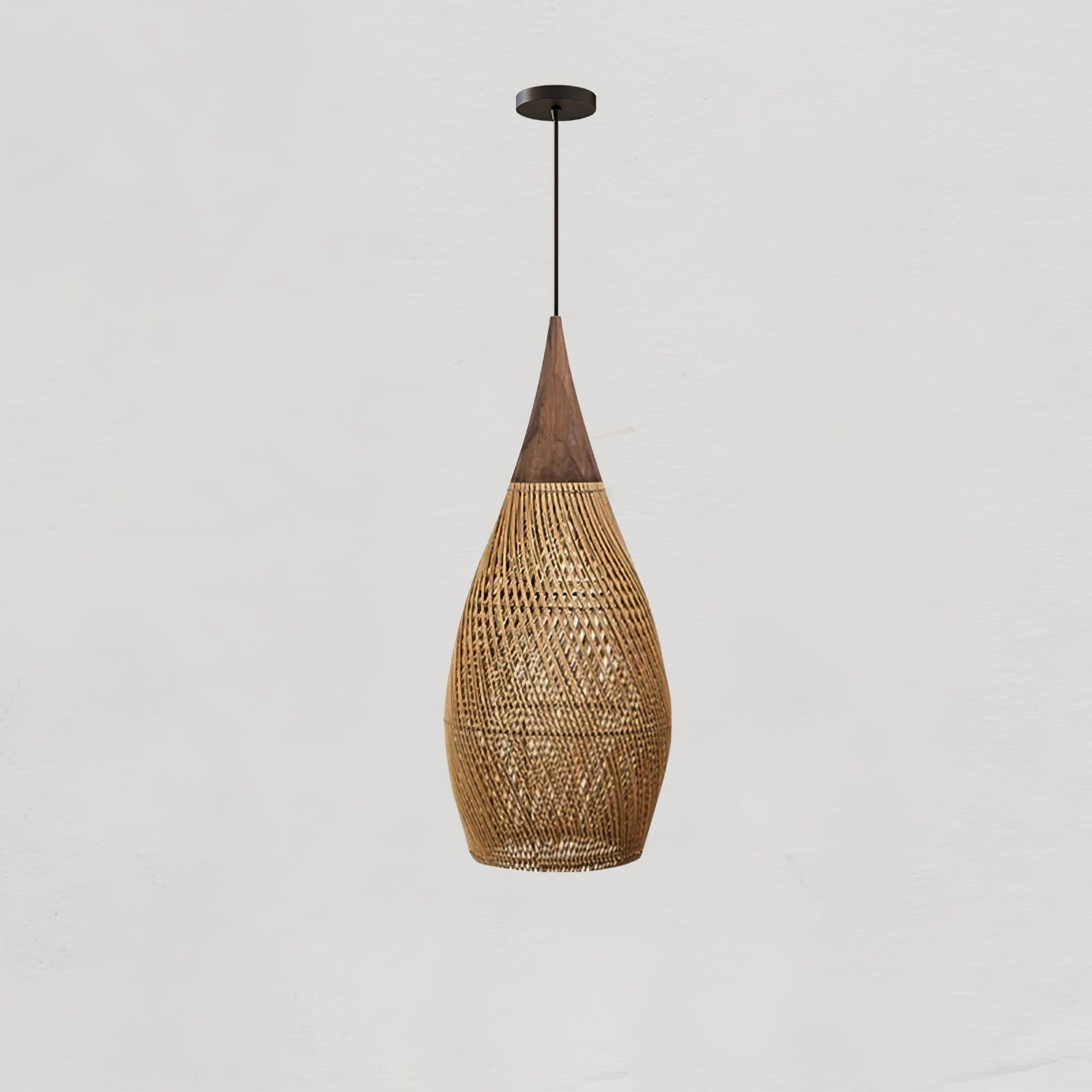 Solavn Lampe suspendue en bois de rotin