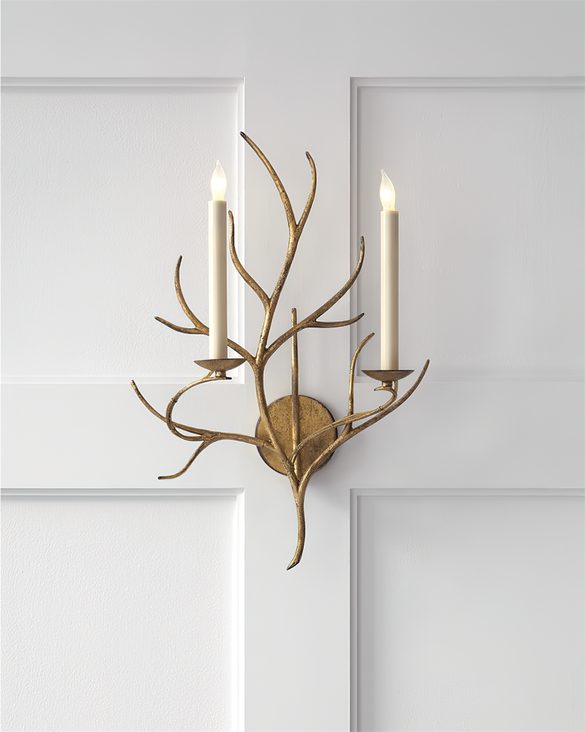 Duvor Applique Murale Double Bougie