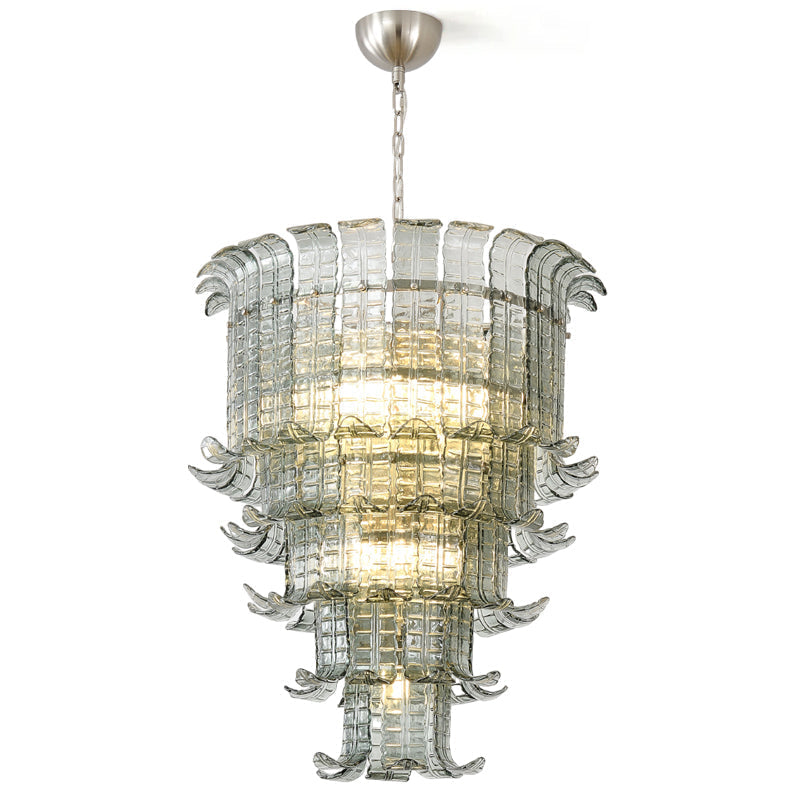 Brasher Lustre en Verre de Murano à Plusieurs Niveaux élégant
