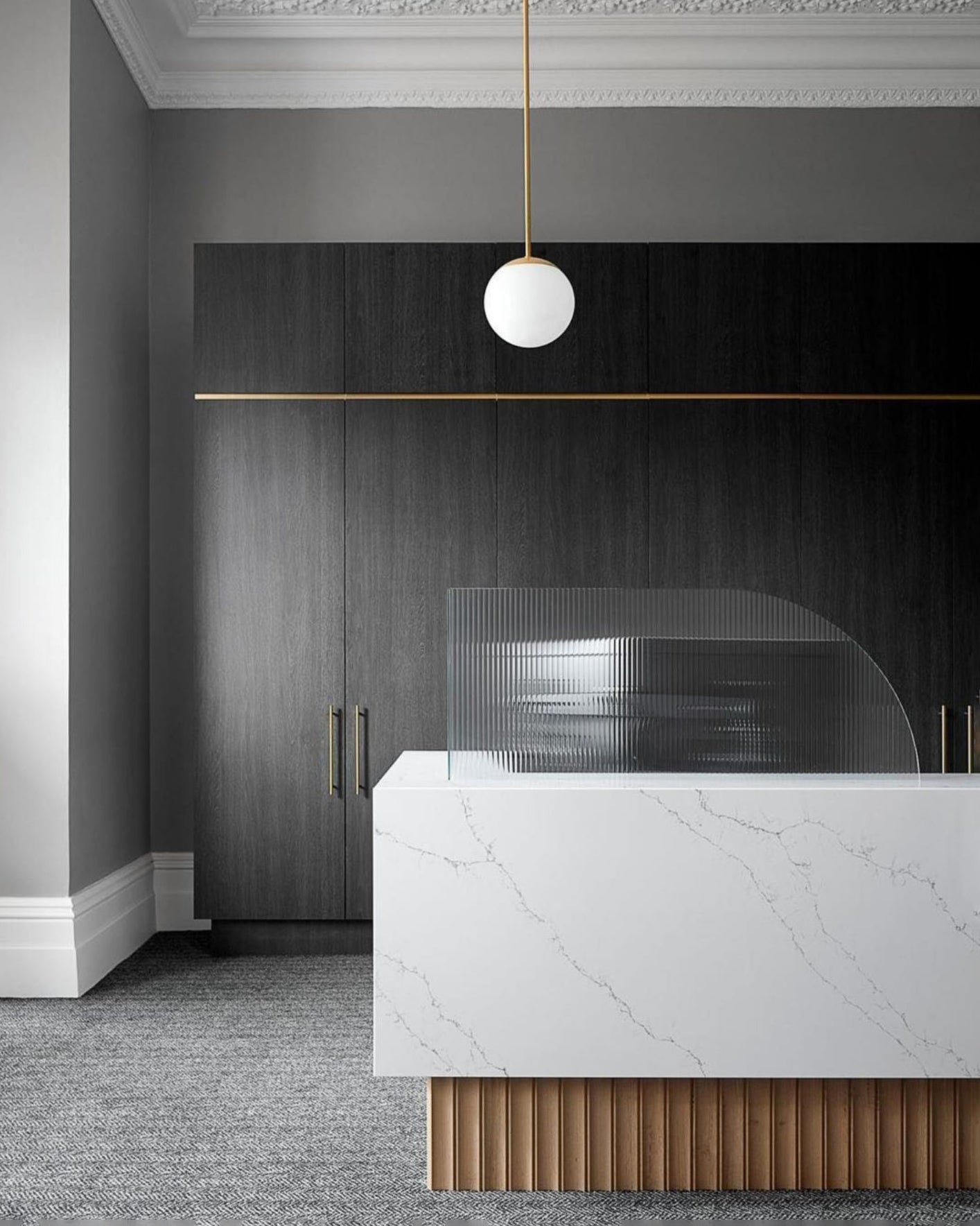 Lustra Suspension Collection Architecturale en Laiton