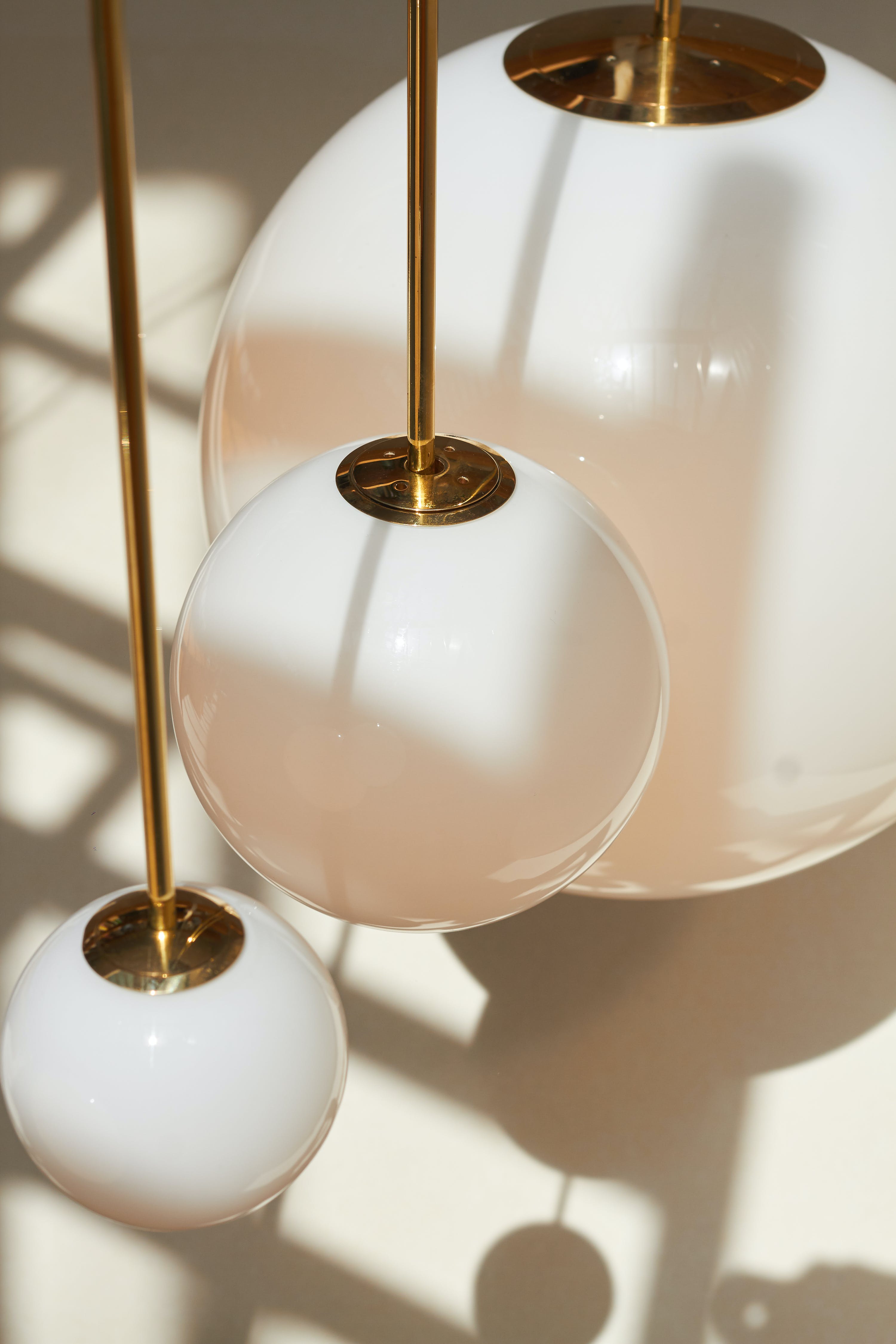 Lustra Suspension Collection Architecturale en Laiton