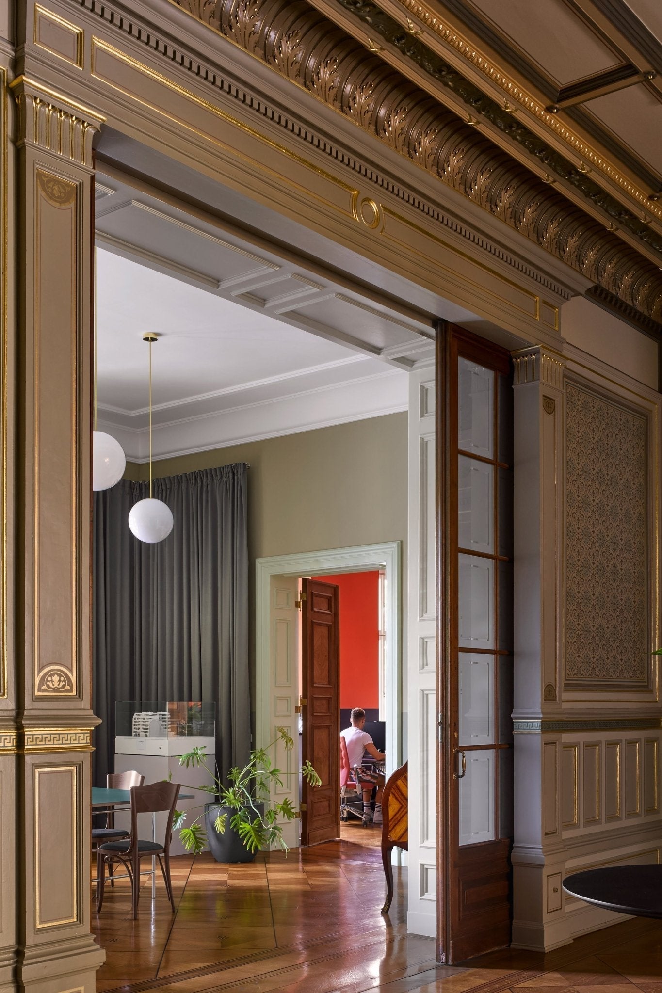 Lustra Suspension Collection Architecturale en Laiton