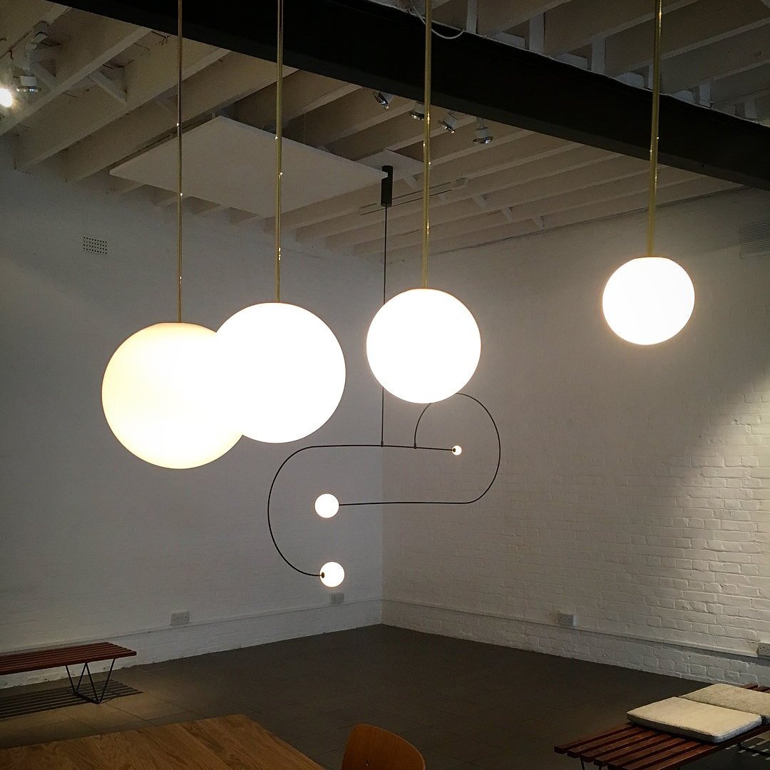 Lustra Suspension Collection Architecturale en Laiton