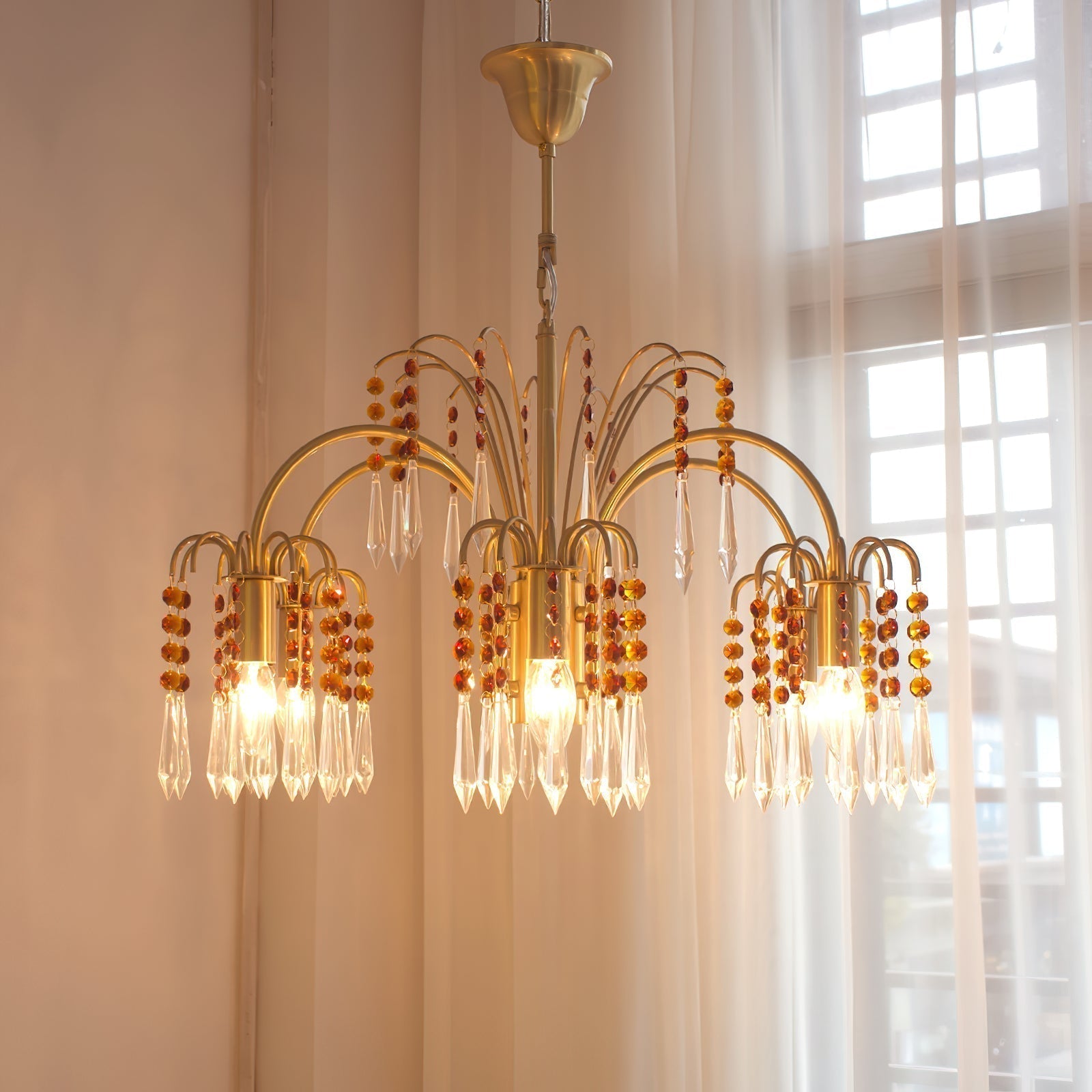 Voyant Prime Luxe Bougie Cristal Lustre