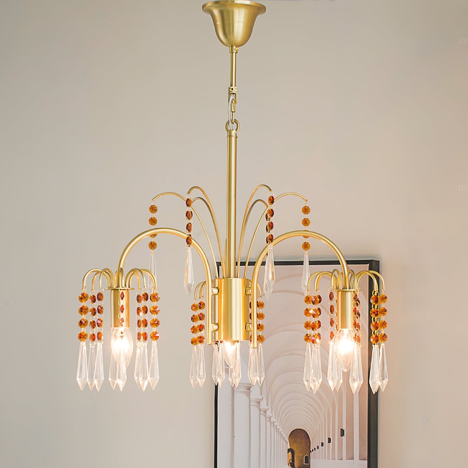 Voyant Prime Luxe Bougie Cristal Lustre