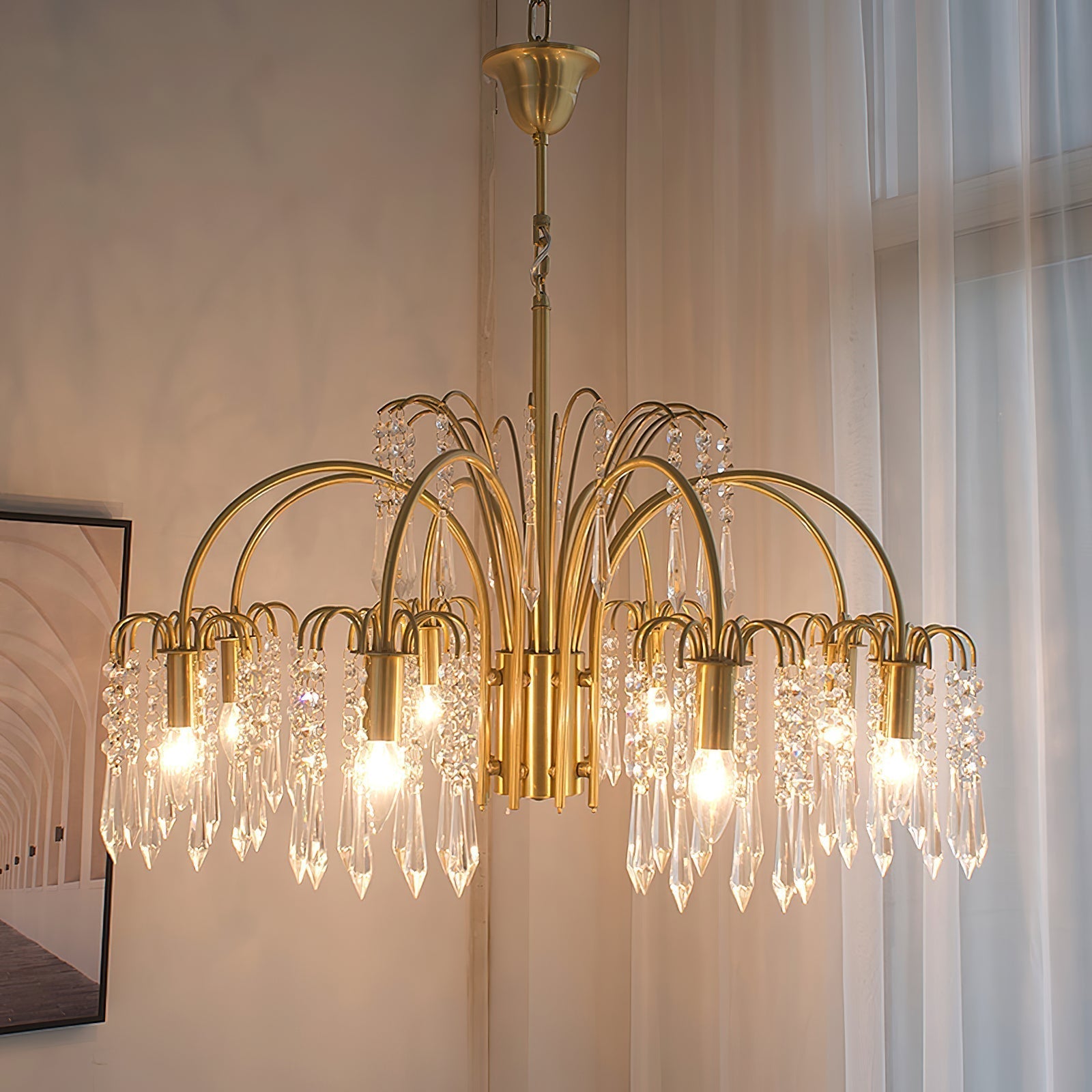 Voyant Prime Luxe Bougie Cristal Lustre