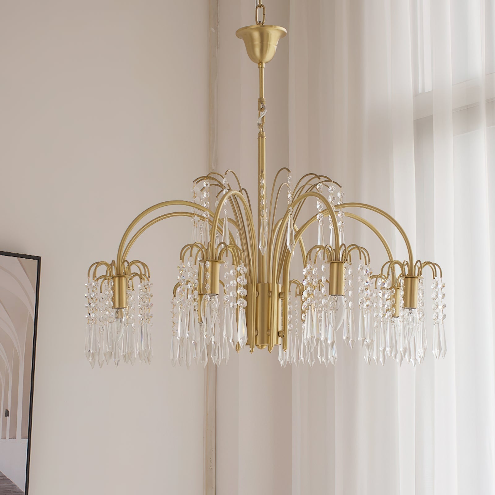 Voyant Prime Luxe Bougie Cristal Lustre