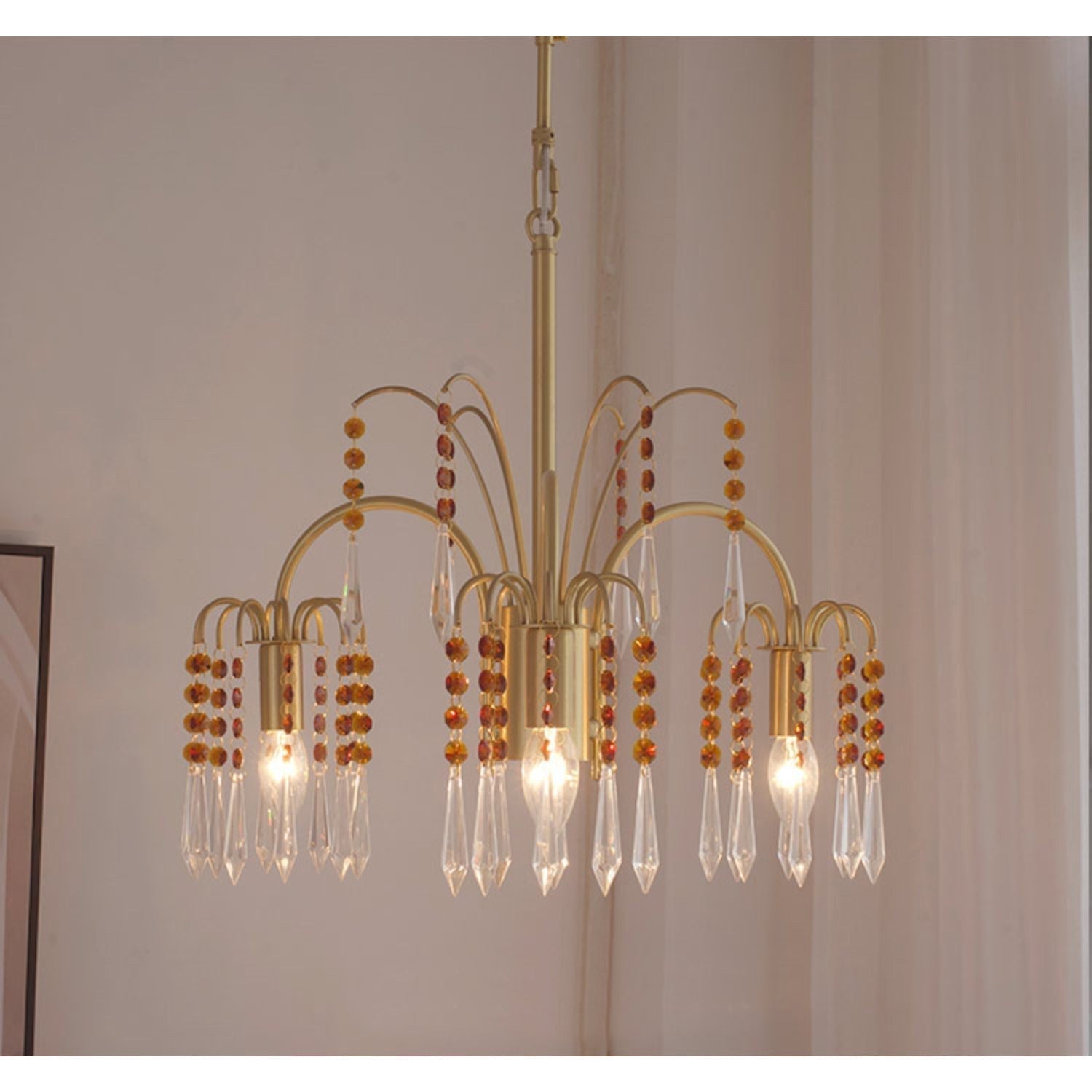 Voyant Prime Luxe Bougie Cristal Lustre