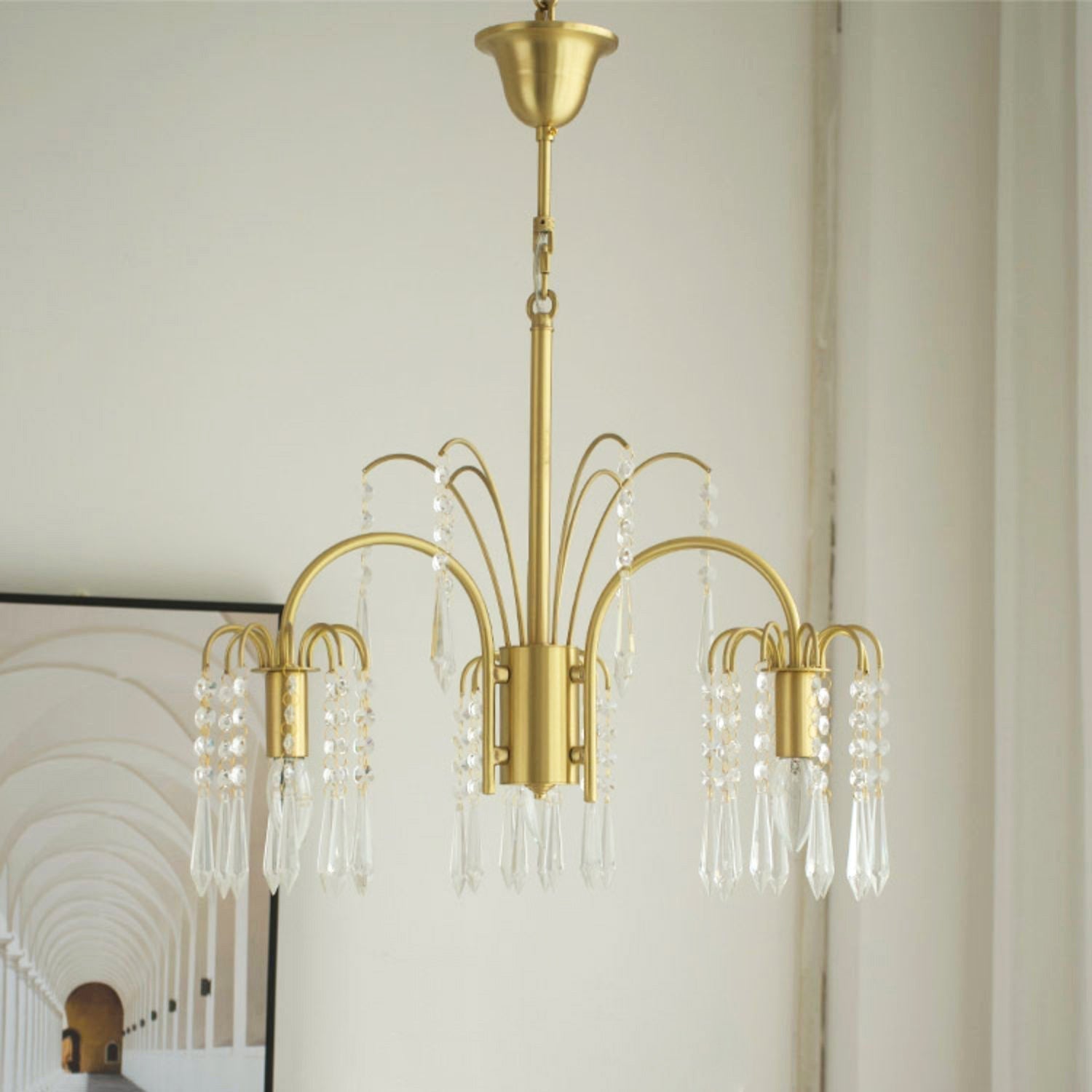 Voyant Prime Luxe Bougie Cristal Lustre