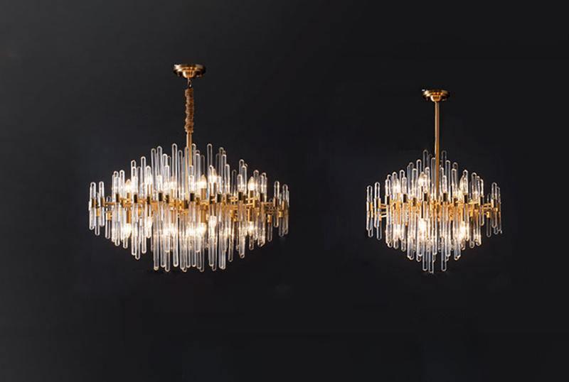 Solara Lustre en Laiton Antique de Luxe