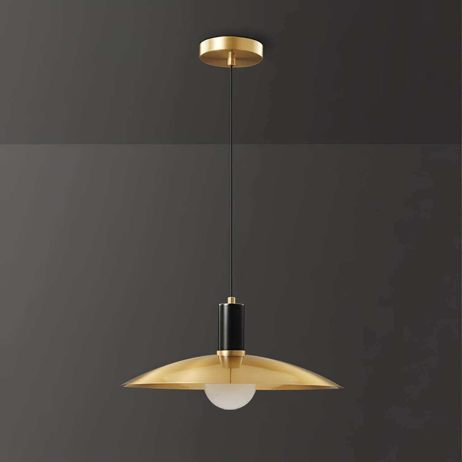 Thalora Suspension Laiton Verre Classique