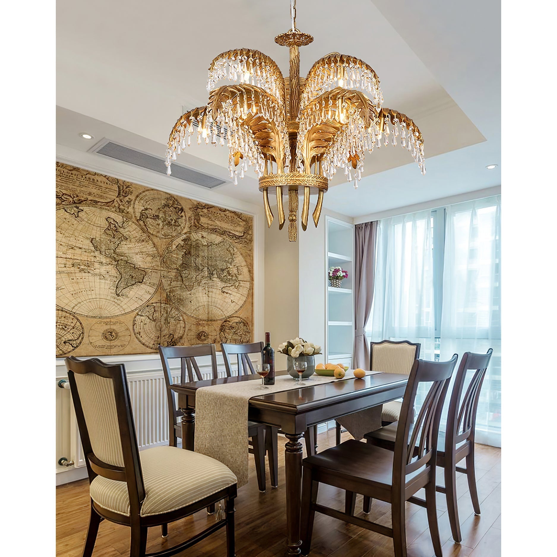 Odoraris Royal Laiton Cristal Lustre