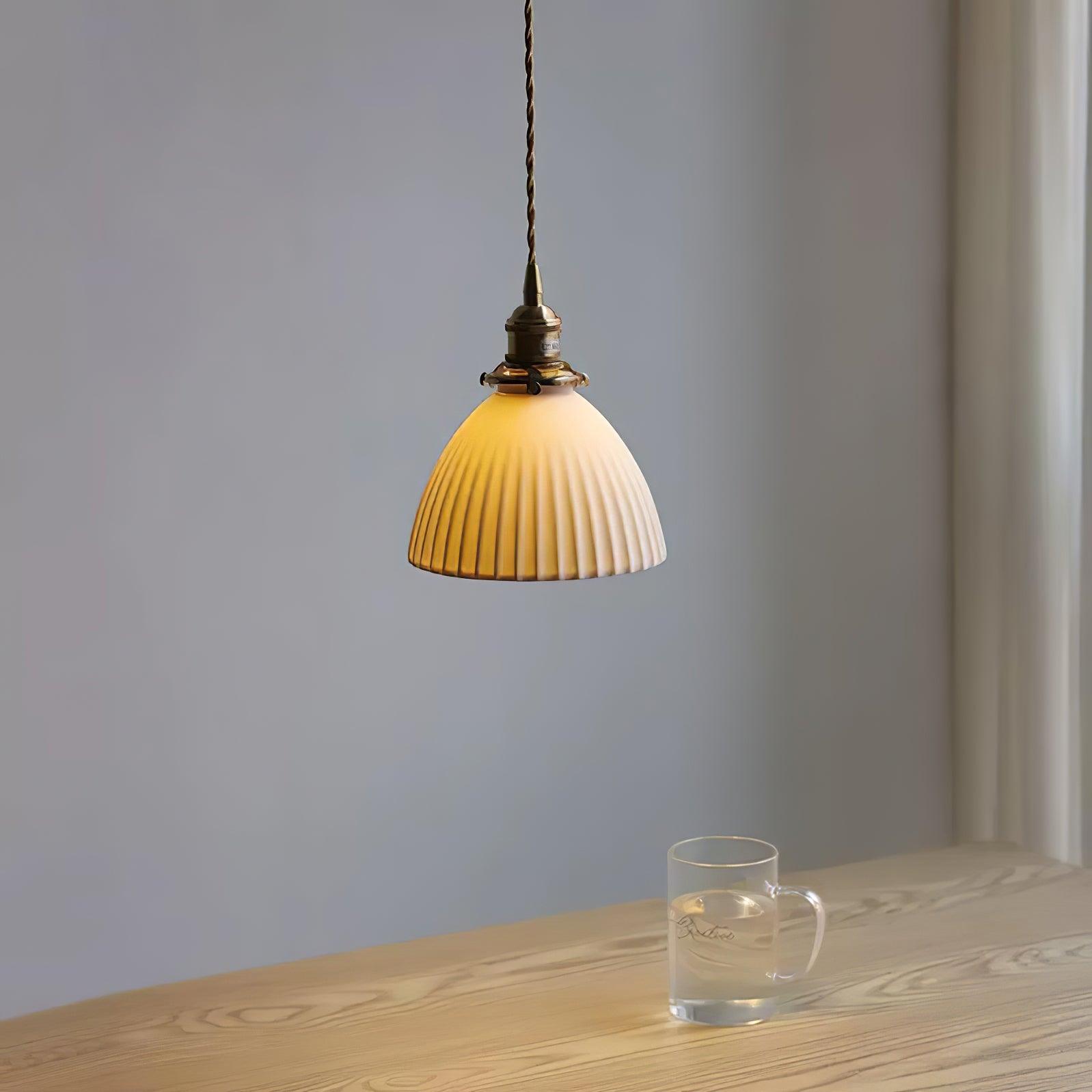 Ornoryra Suspension en Verre Vintage