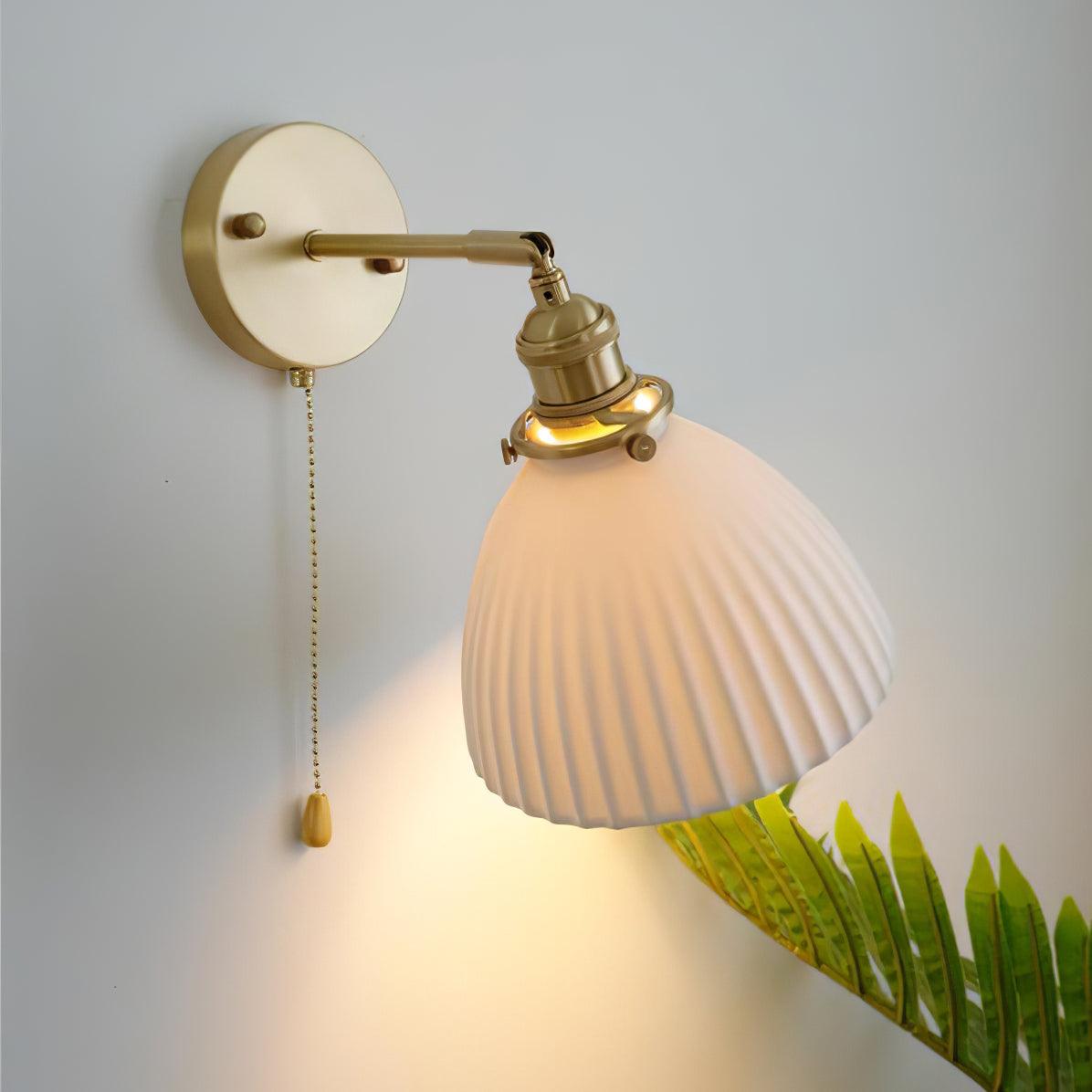 Lustra Lampe Murale Céramique Laiton Élégante