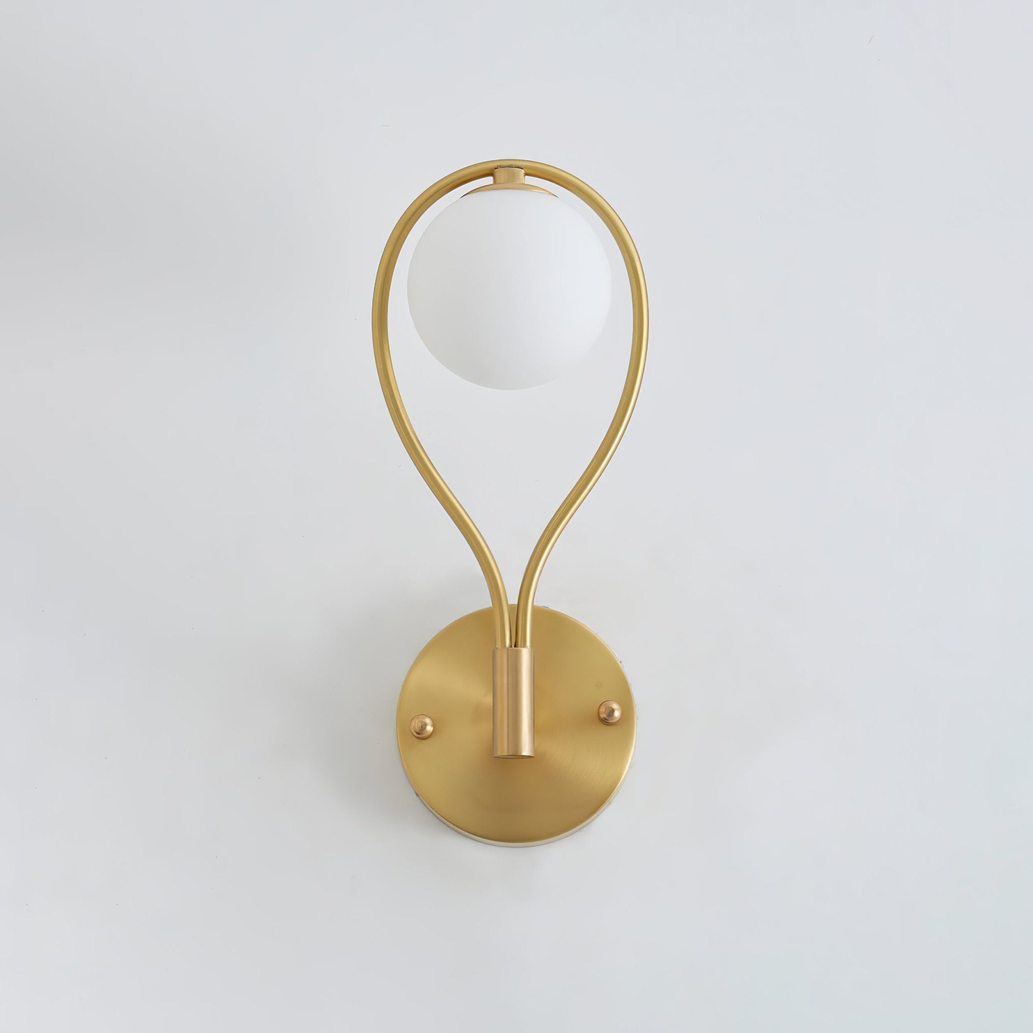 Icarila Moderne Minimaliste Vanité Laiton Verre Applique Murale