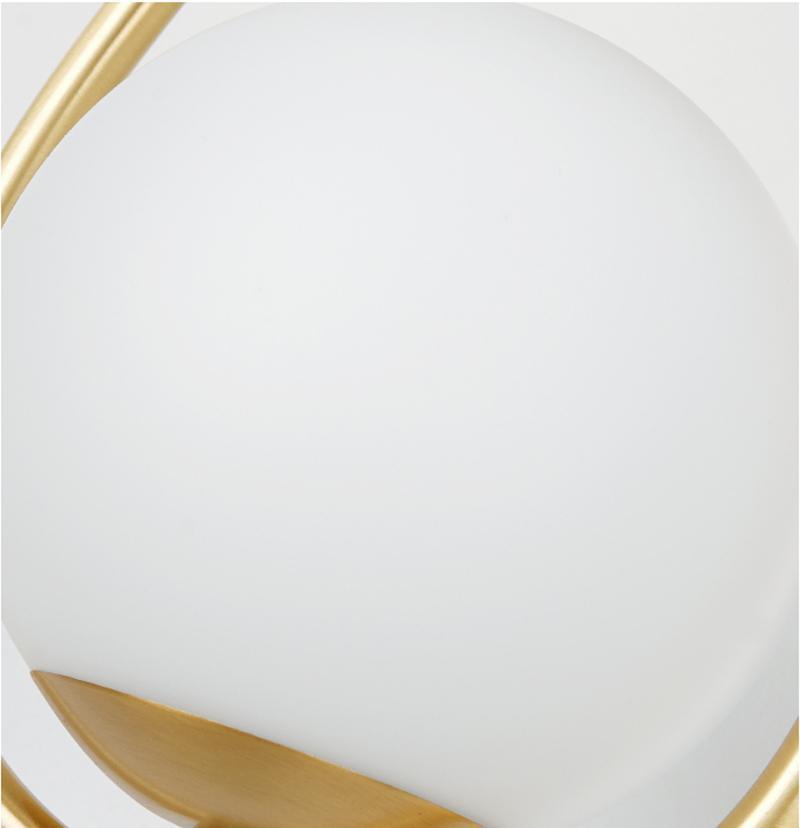 Icarila Moderne Minimaliste Vanité Laiton Verre Applique Murale