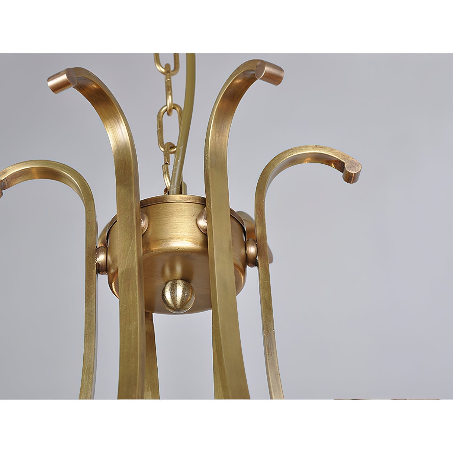 Ethos Prime Élégance Laiton Métal Verre Lustre