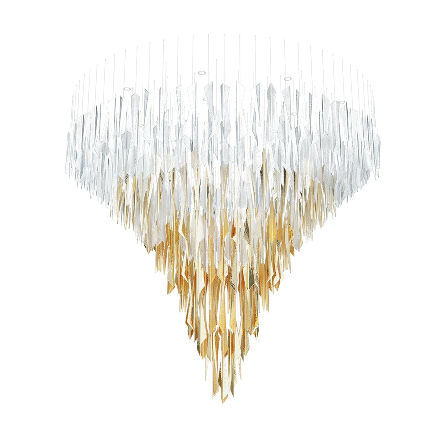 Nyvinia Verre Plume Forme Lustre
