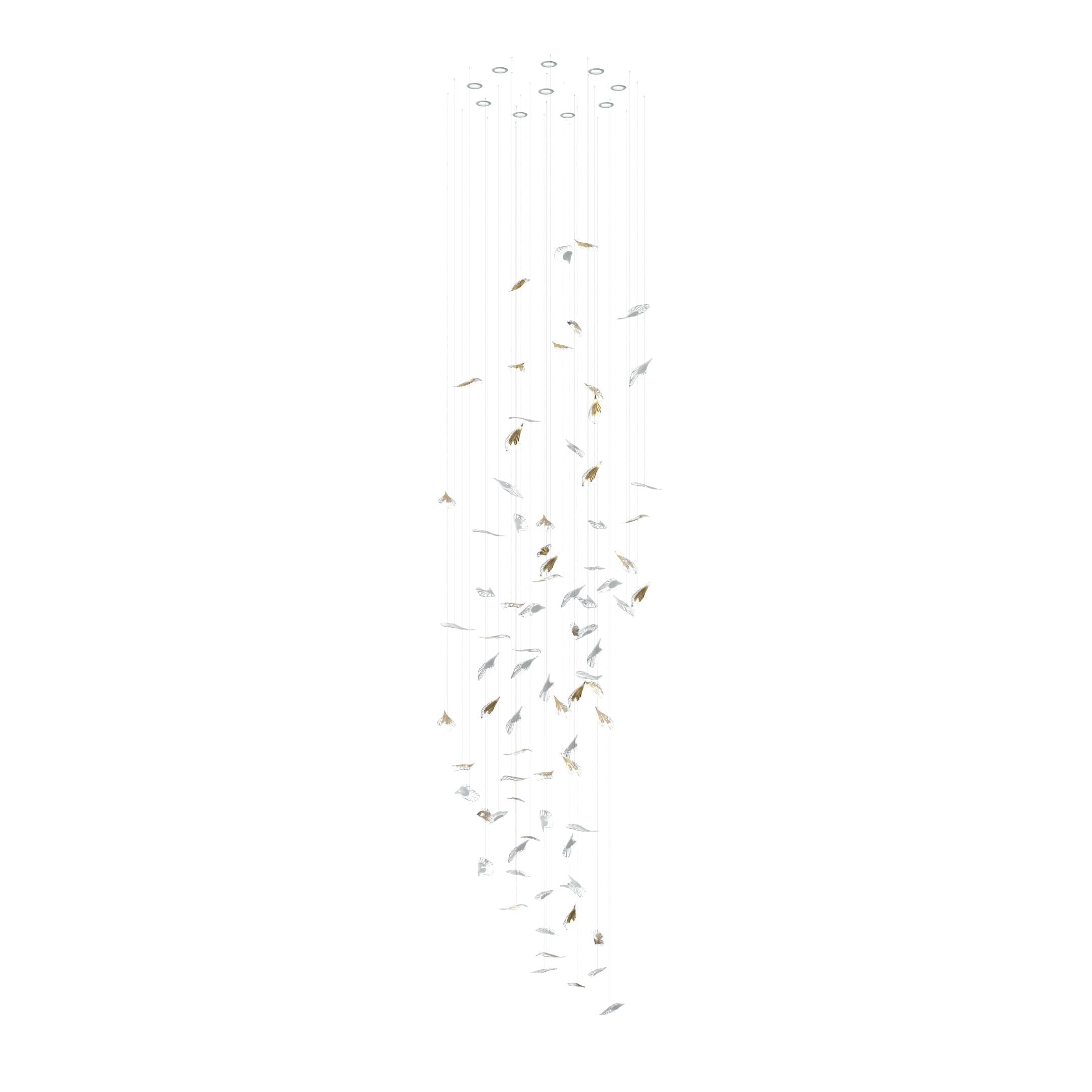 Asorus Artistique Feuille Forme Lustre