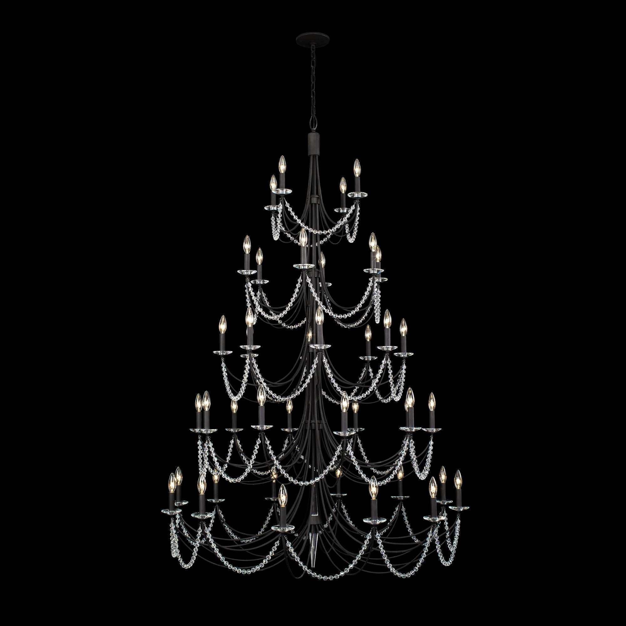 Purelux Postmodern Luxe Laiton Métal Cristal Lustre