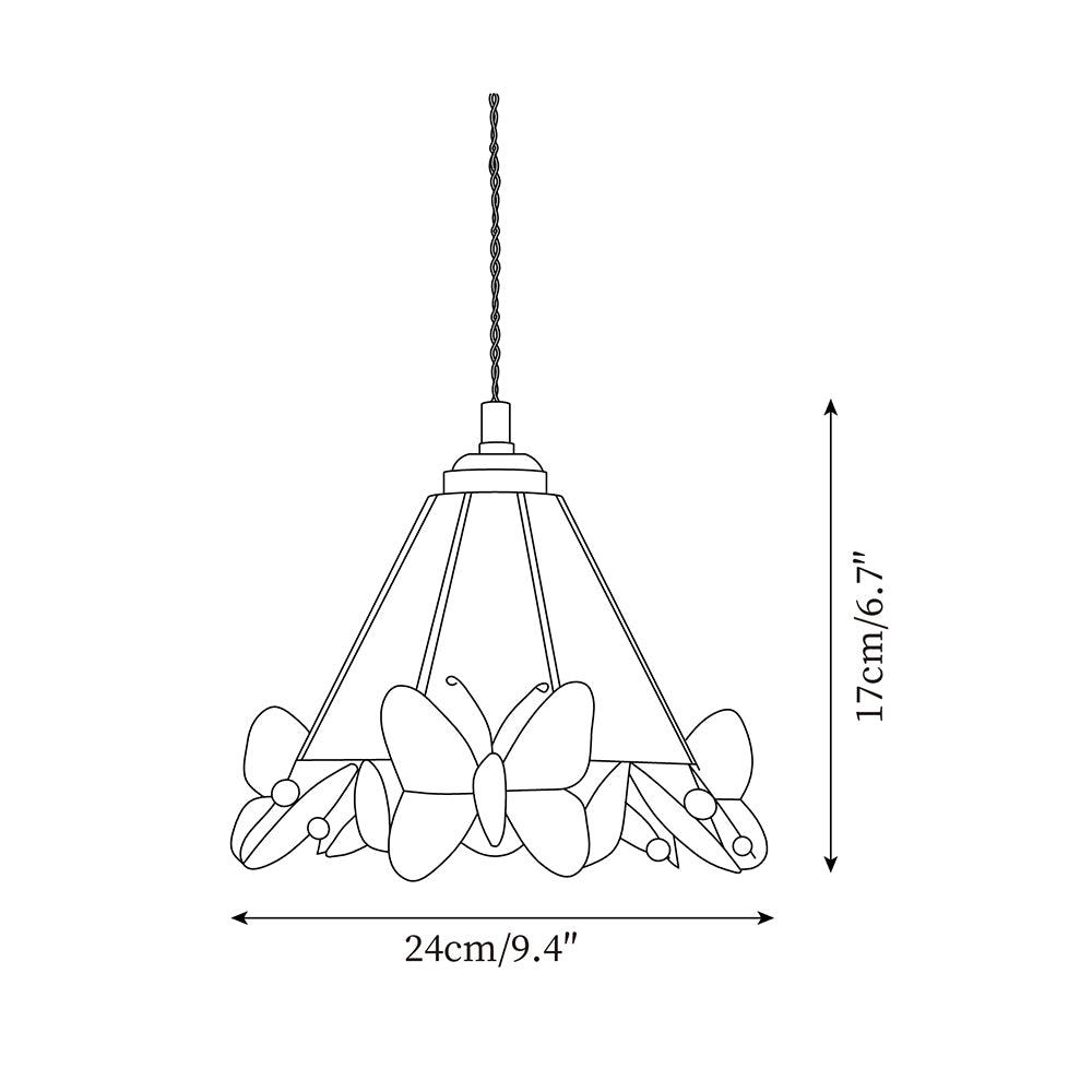 Briandy Lampe à Suspension de Luxe Tiffany