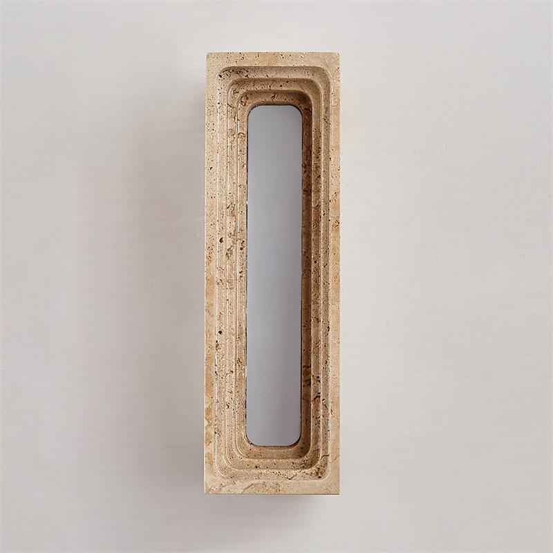 Siliq Applique Murale Travertin Beige Minimaliste Moderne