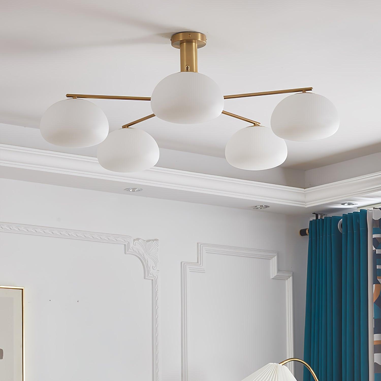 Lunara Luxe Glass Lustre