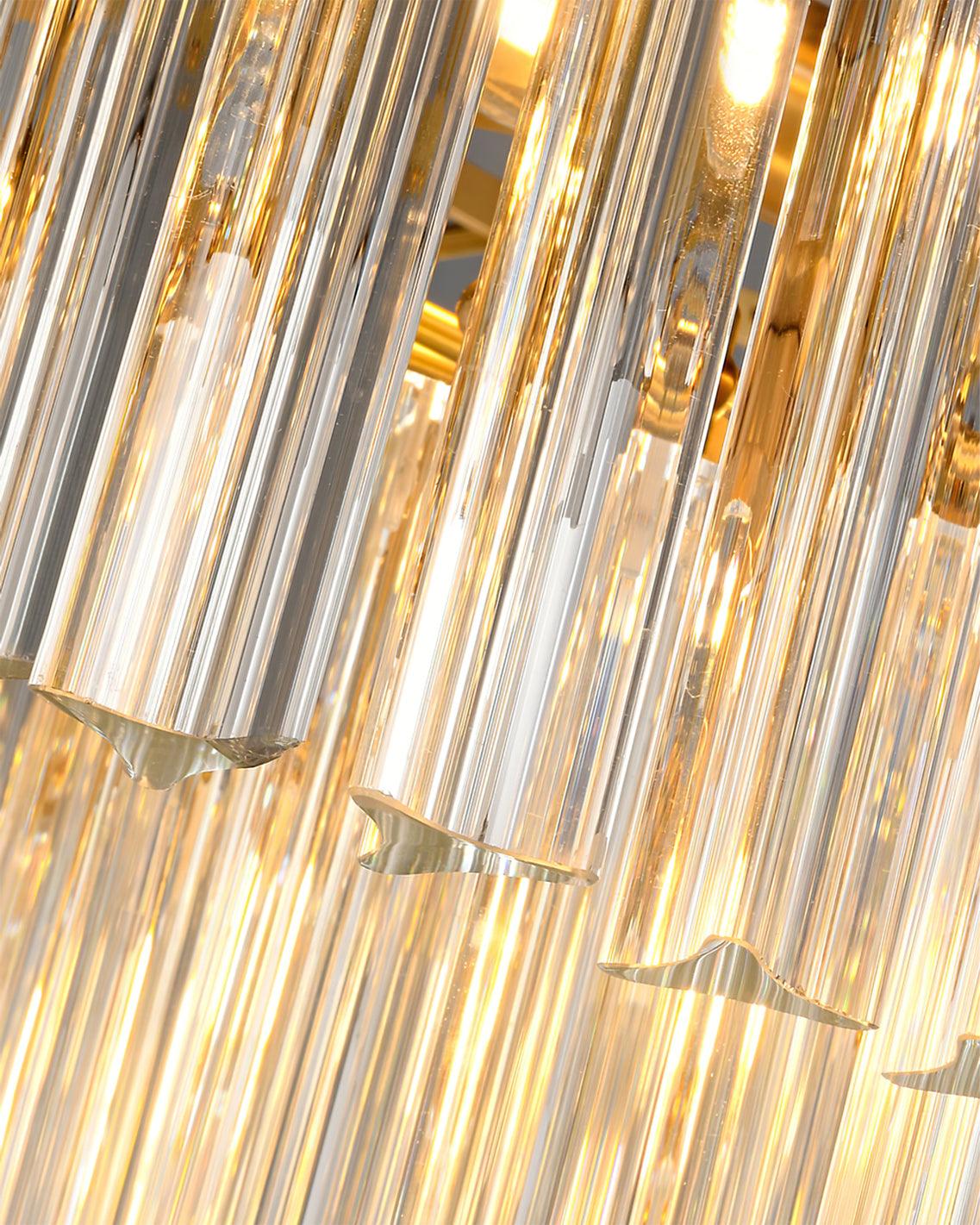 Ilsoris Lustre Postmoderne de Luxe en Cristal Brinicle