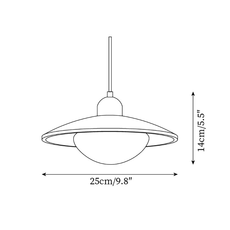 Ritta Suspension Minimaliste en Travertin