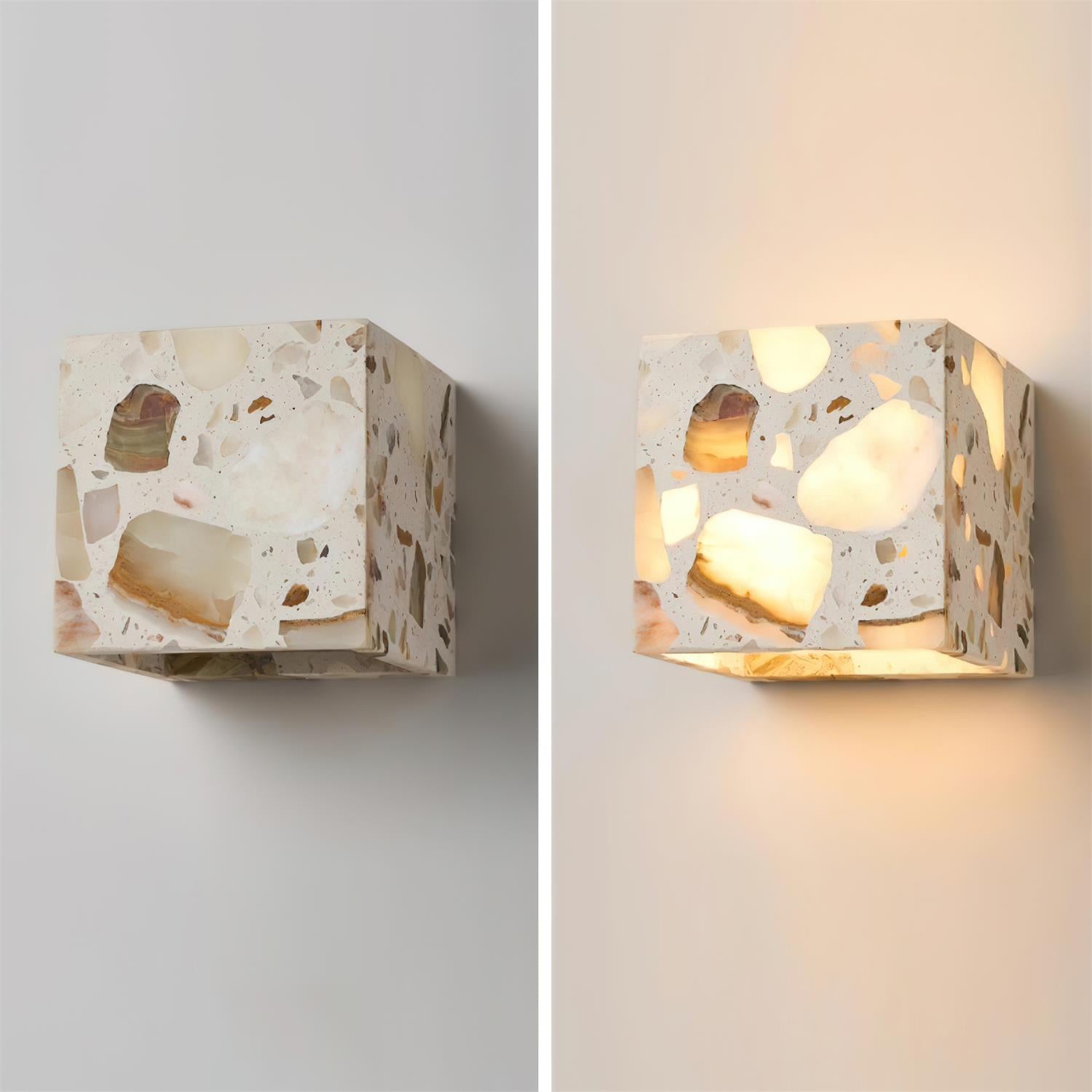 Ritta Applique Murale Contemporaine Terrazzo