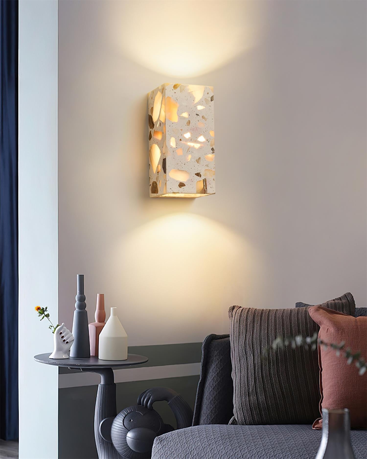 Ritta Applique Murale Contemporaine Terrazzo