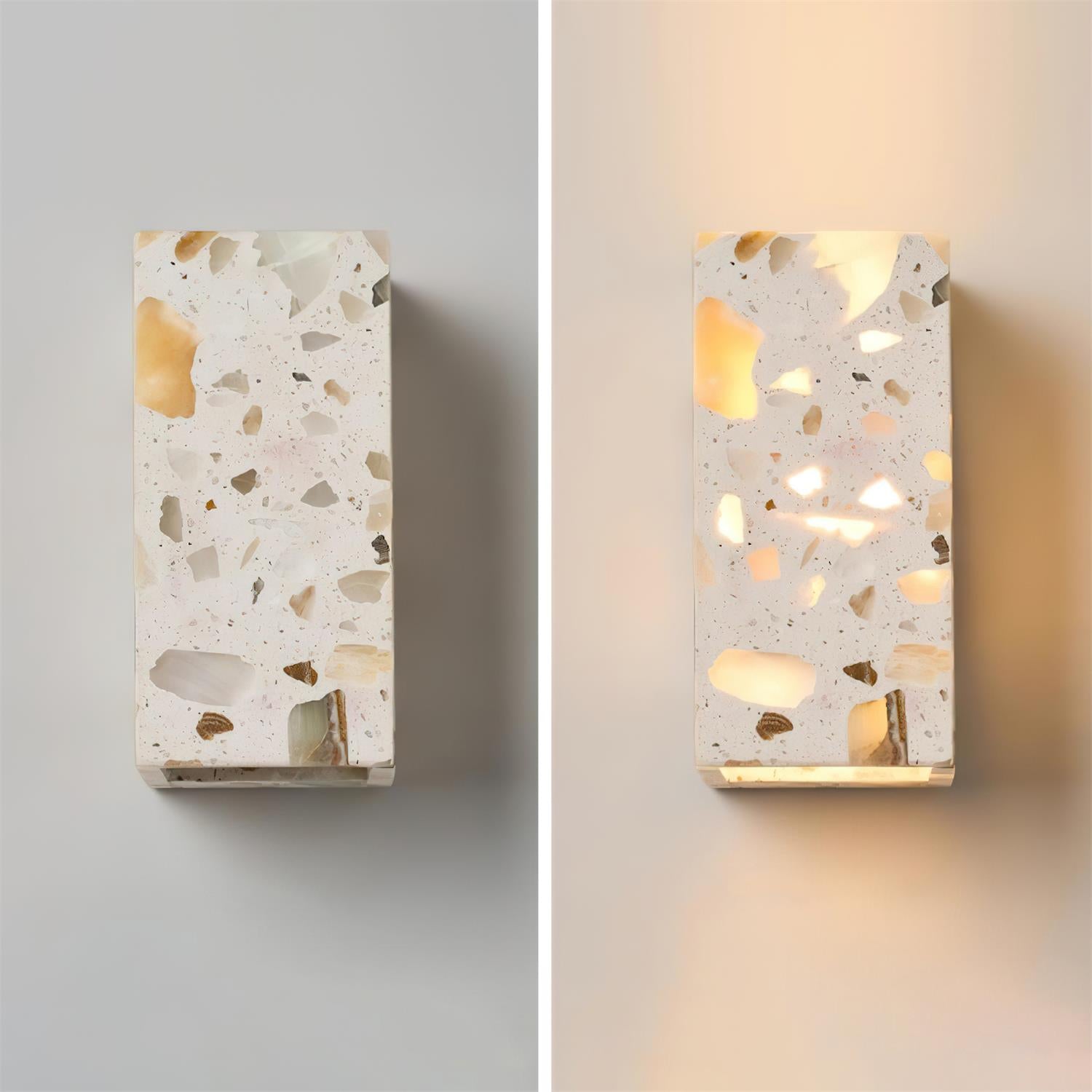 Ritta Applique Murale Contemporaine Terrazzo