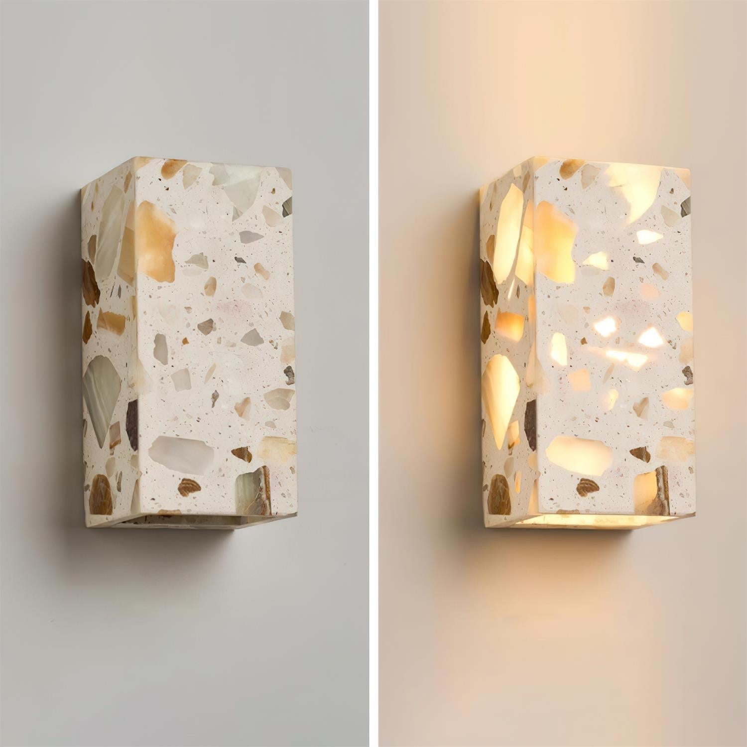 Ritta Applique Murale Contemporaine Terrazzo