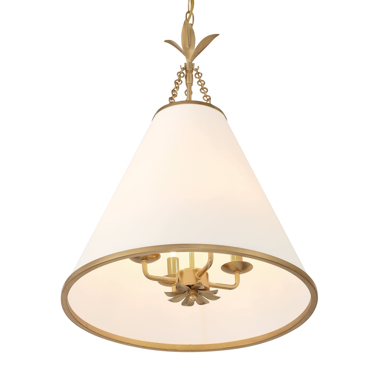 Aeon Suspension Métal Laiton Tissu Minimaliste Moderne