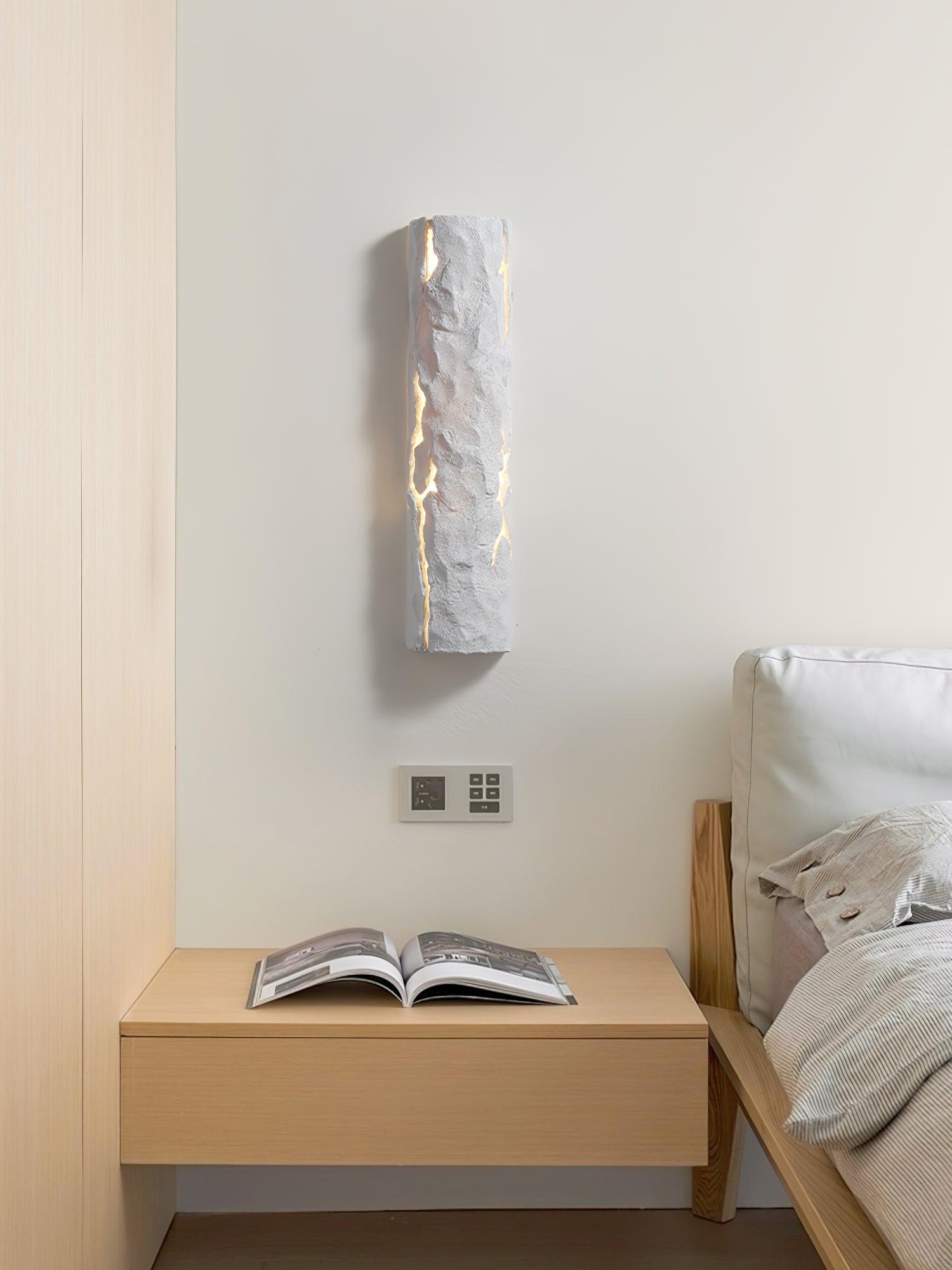 Lustra Lampe Murale Texture Écorce Rustique