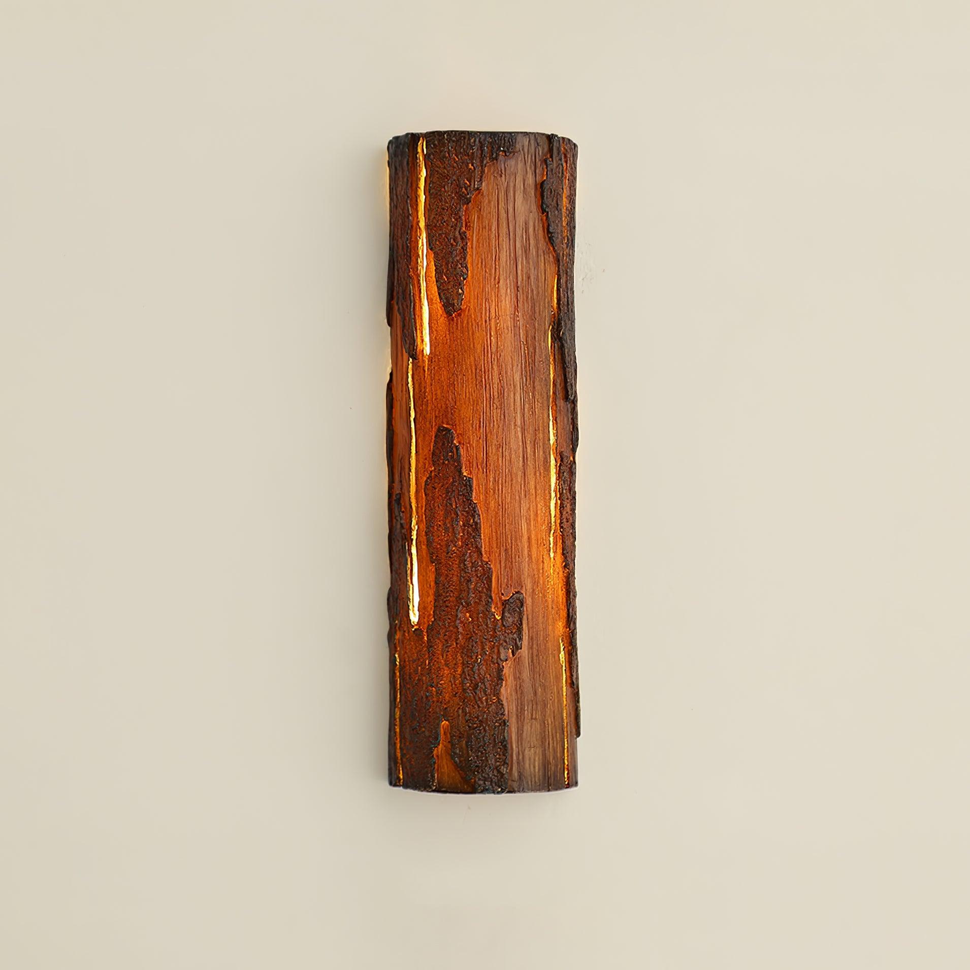Lustra Lampe Murale Texture Écorce Rustique