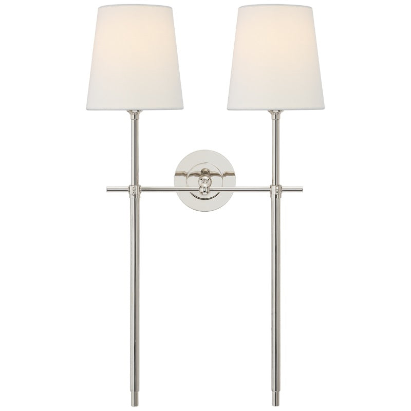 Platina Applique Murale Métal Laiton Tissu Minimaliste Moderne