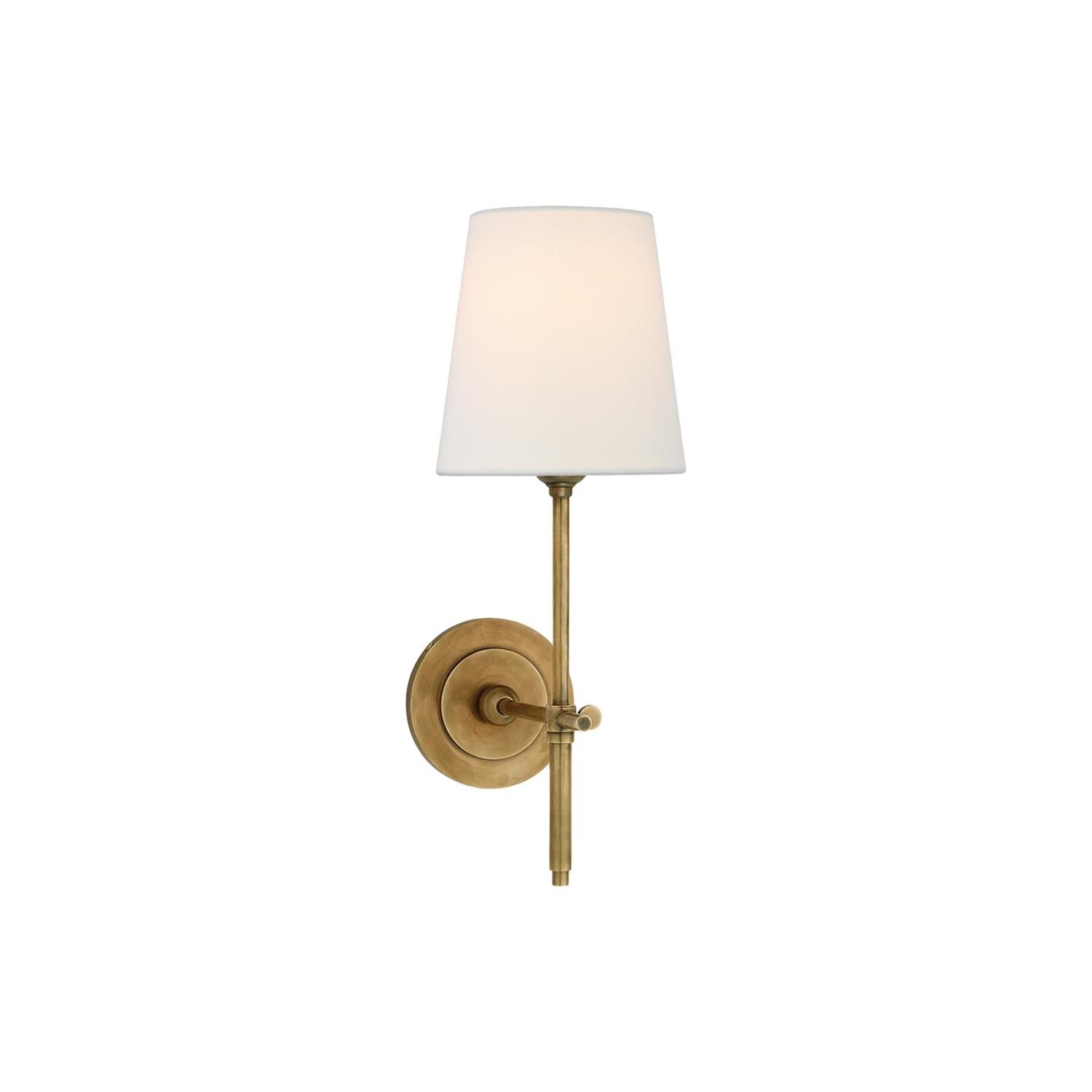 Platina Applique Murale Métal Laiton Tissu Minimaliste Moderne