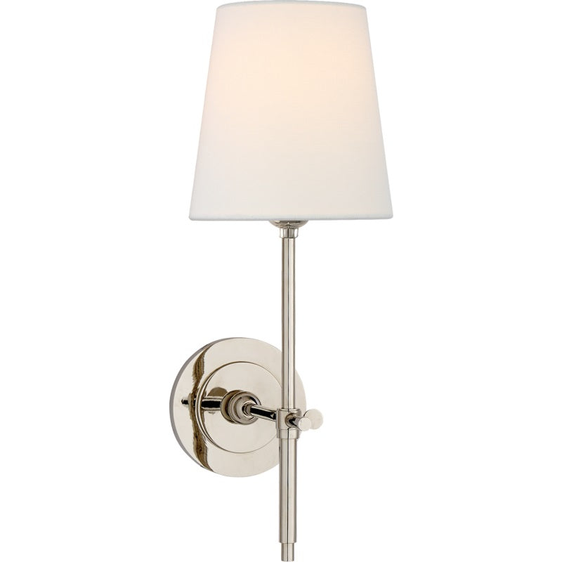 Platina Applique Murale Métal Laiton Tissu Minimaliste Moderne