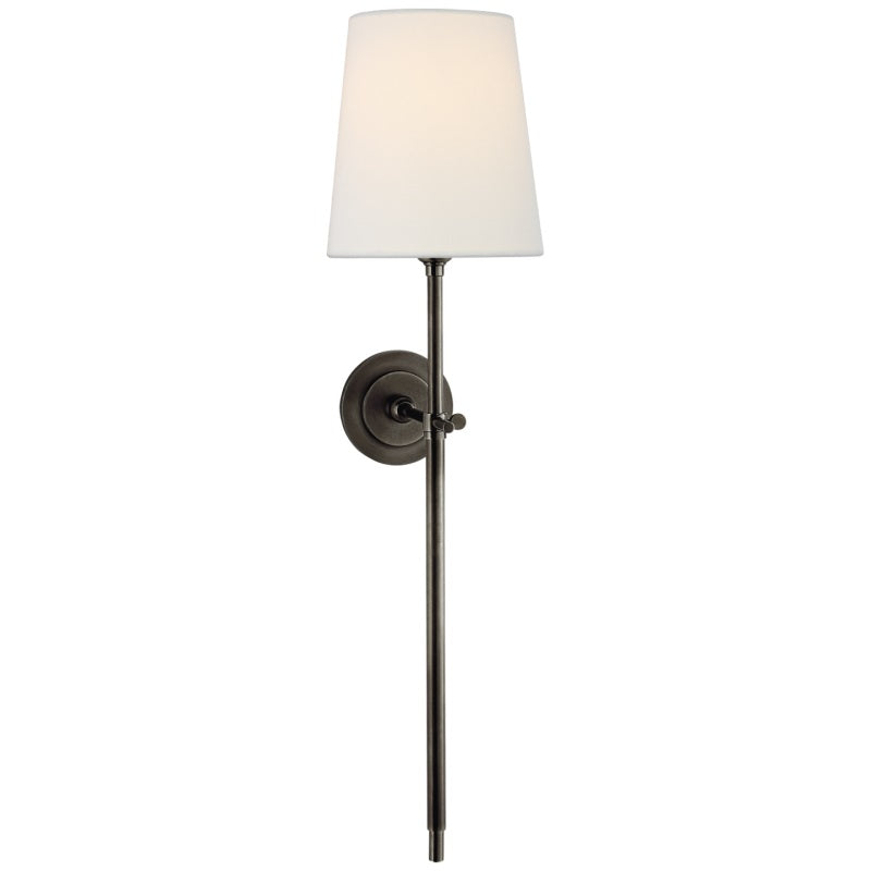 Platina Applique Murale Métal Laiton Tissu Minimaliste Moderne
