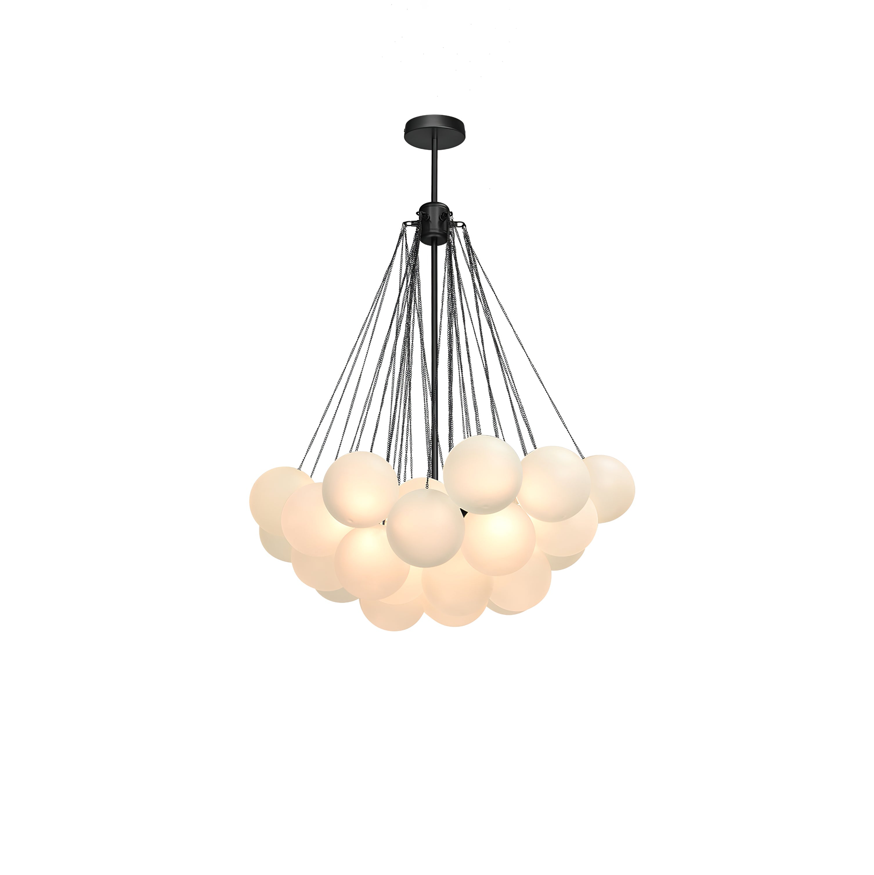 Fayne Suspension Bulle à Globe en Verre