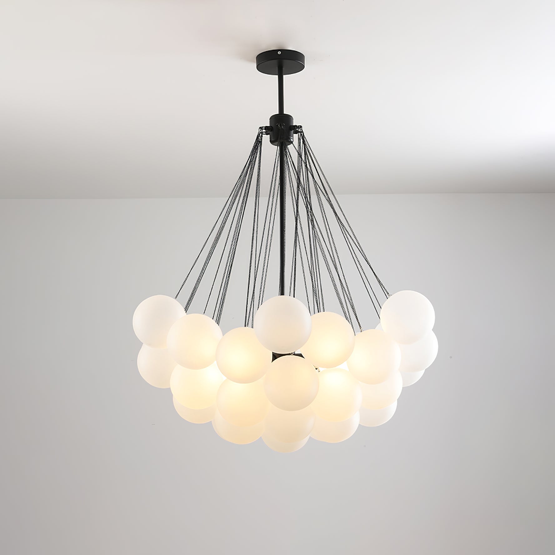 Fayne Suspension Bulle à Globe en Verre