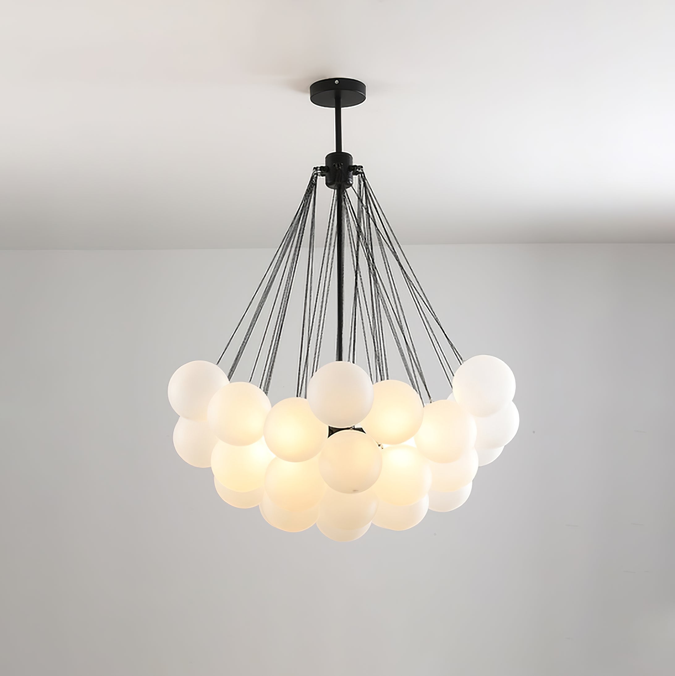 Fayne Suspension Bulle à Globe en Verre
