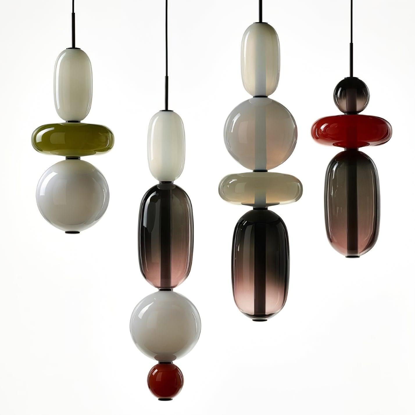 Noxic Suspension Artistique en Verre et Acrylique