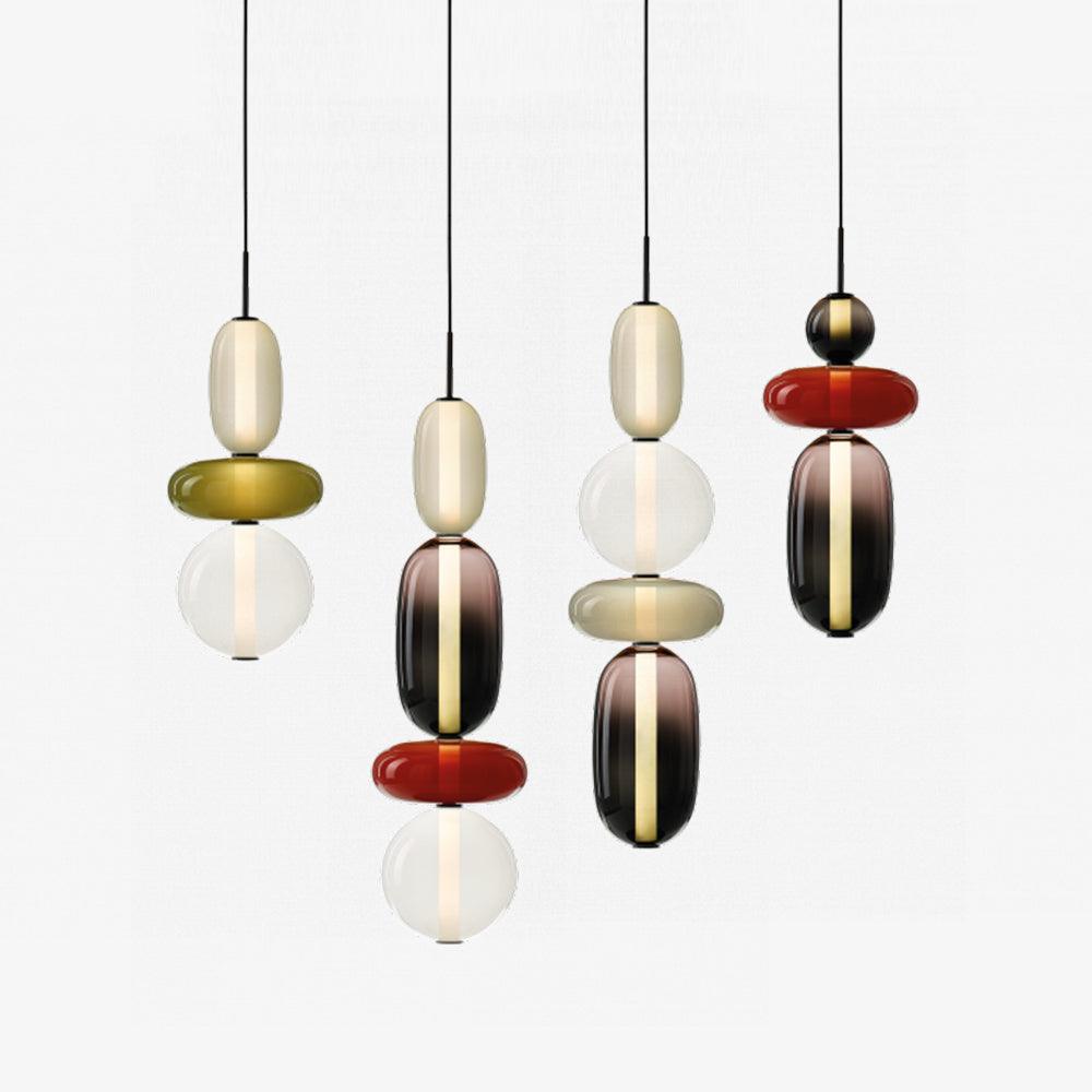 Noxic Suspension Artistique en Verre et Acrylique