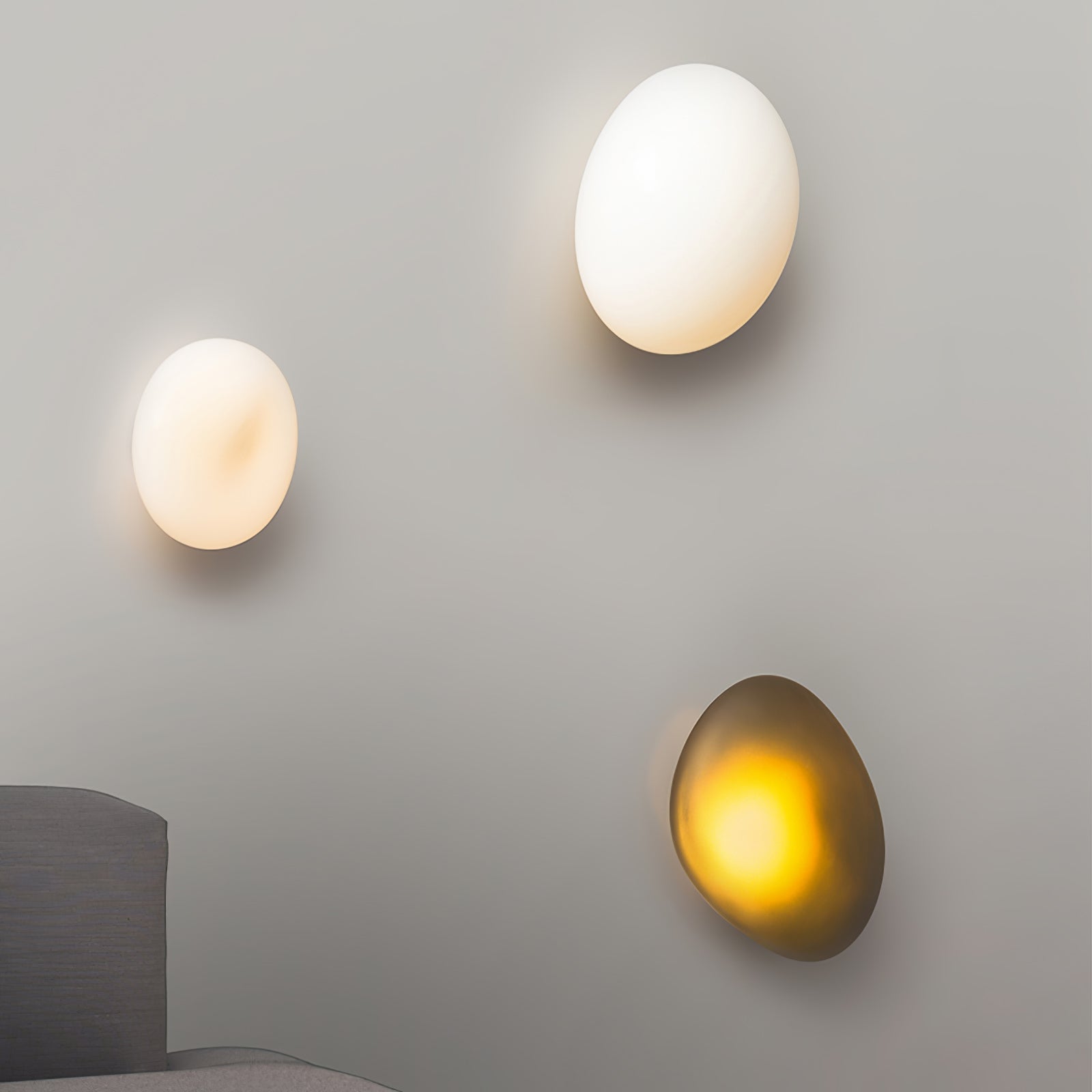 Ruvin Applique Murale en Verre Bulle