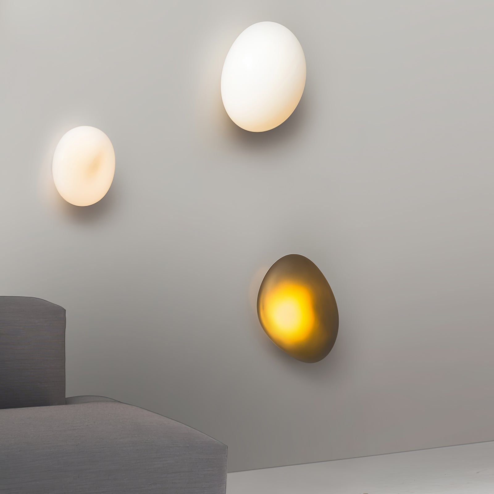 Ruvin Applique Murale en Verre Bulle