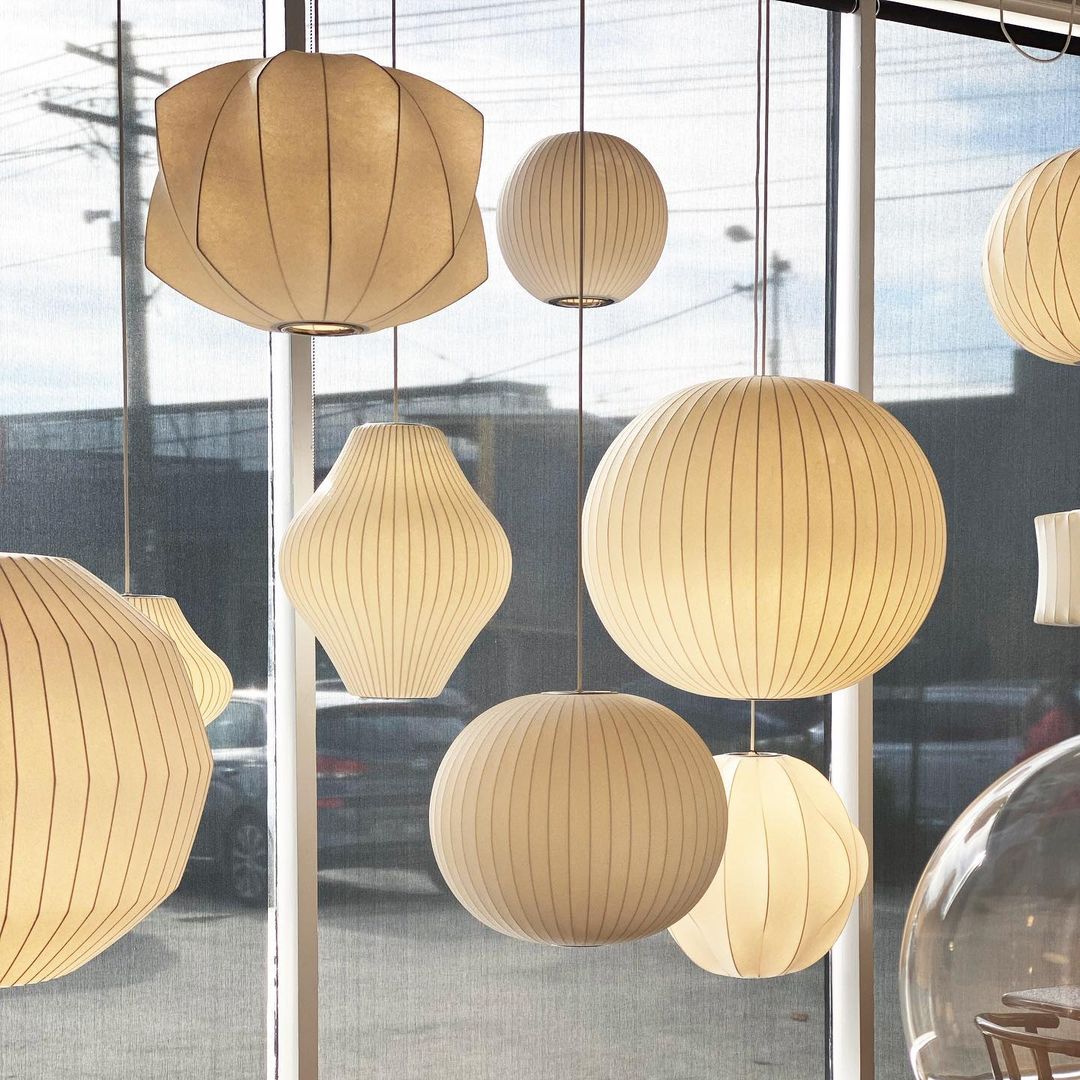Solarnce Suspension Minimaliste en Soie et Acier