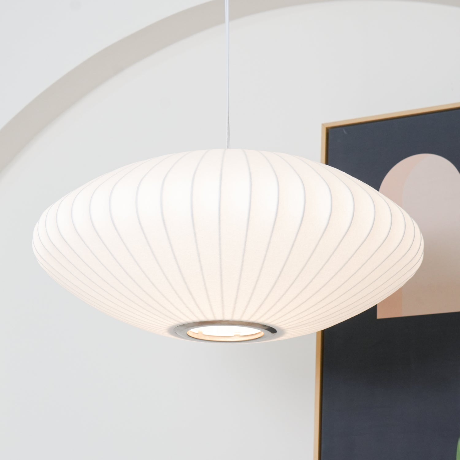 Lustra Suspension Lampe Bulle Géométrique