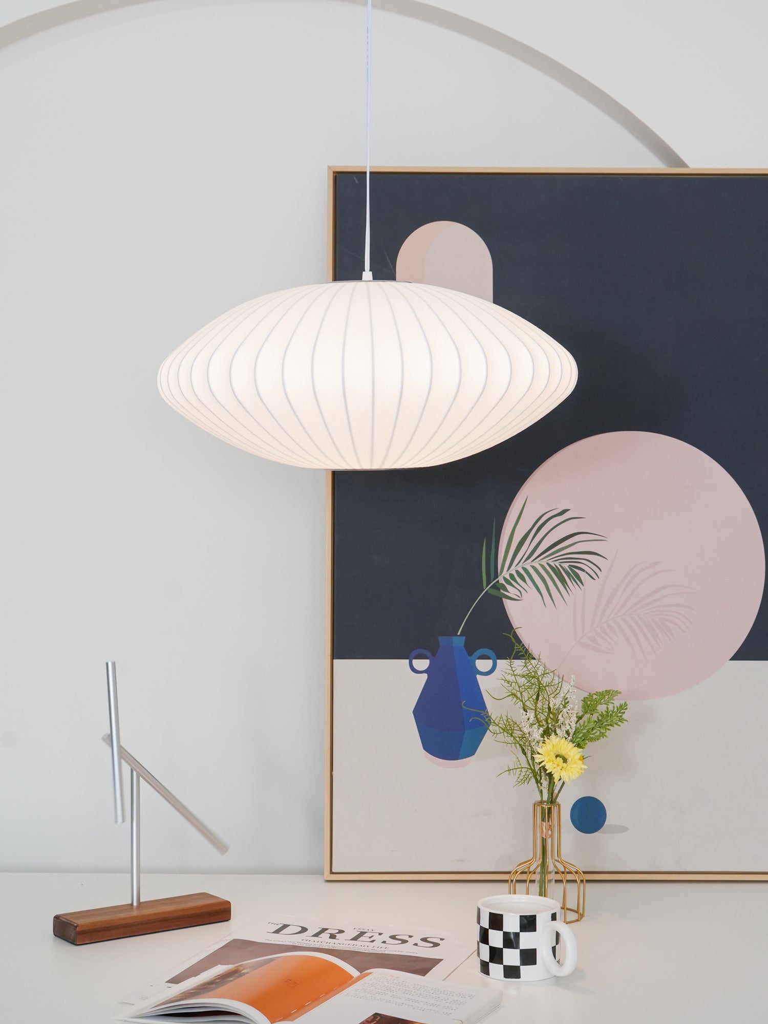 Lustra Suspension Lampe Bulle Géométrique